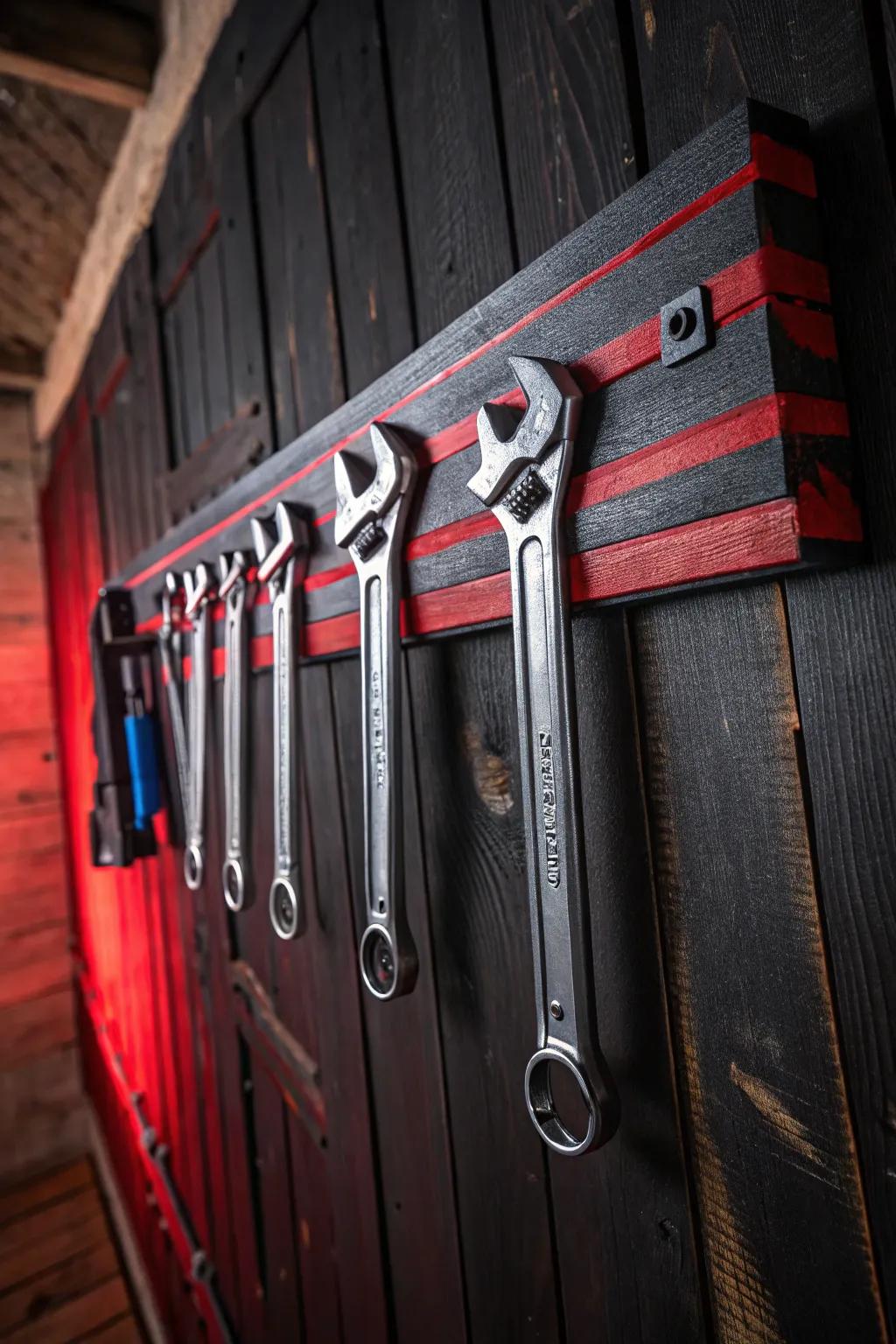 Transform your workspace with the magic of magnetic wrench holders – where organization meets style.