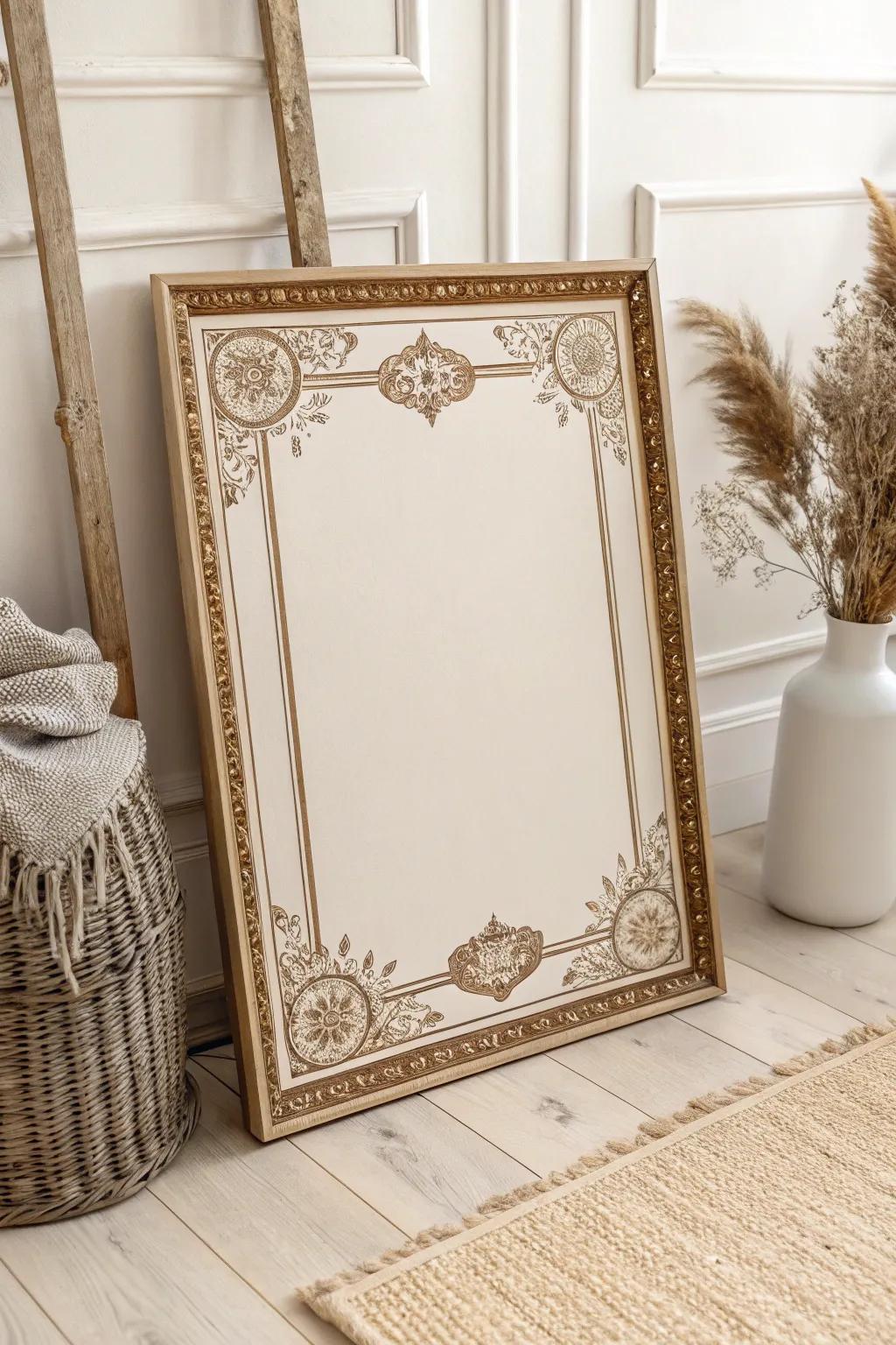 Elevate your space with vintage charm: a blend of nostalgia and minimalist elegance.