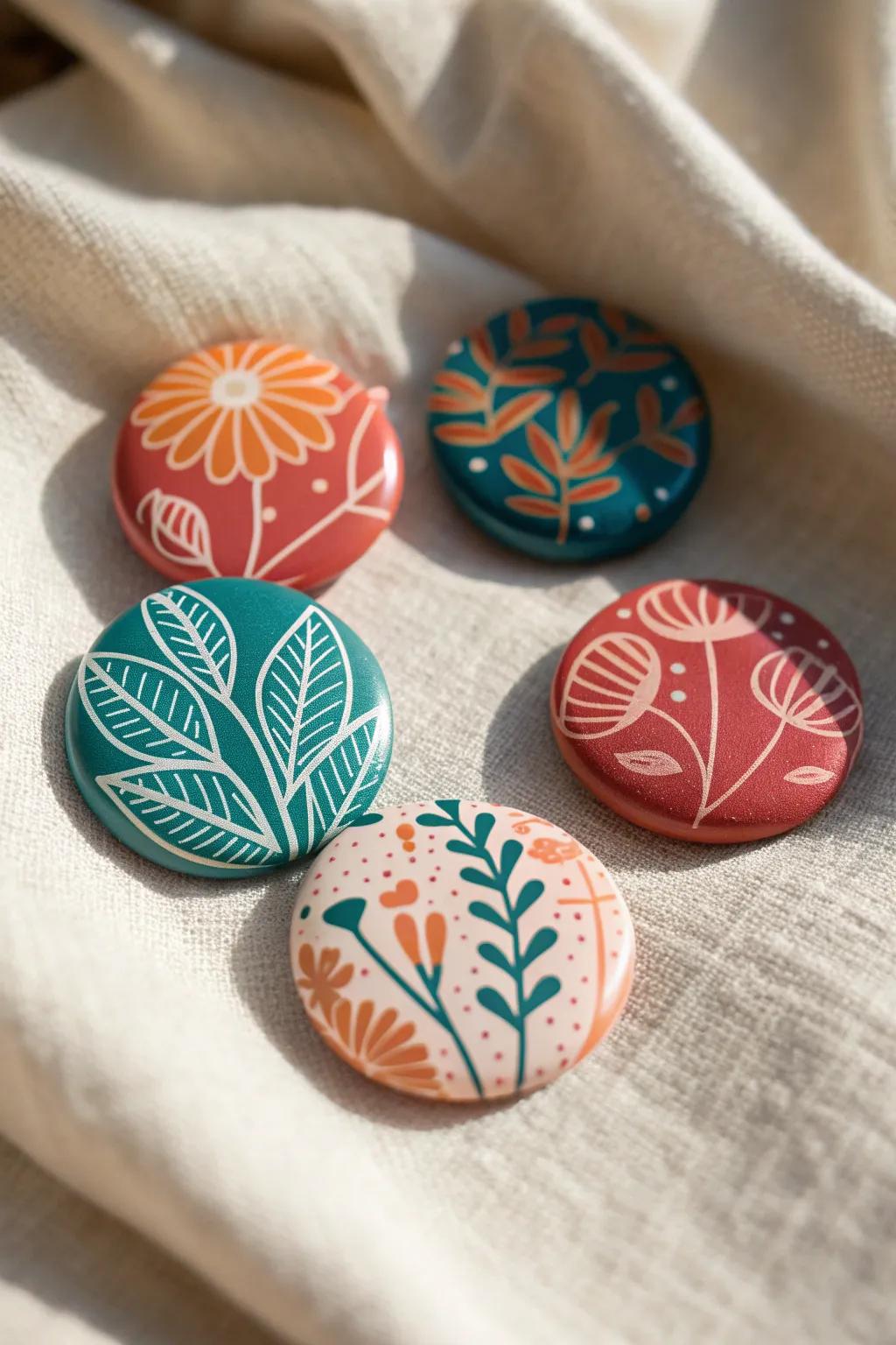Create charming button badges with a minimalist twist—perfect for any occasion!