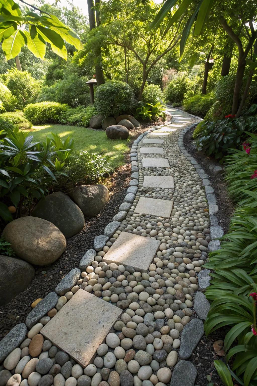 Enhance your garden with expertly crafted bordered paths that define and beautify your outdoor space.