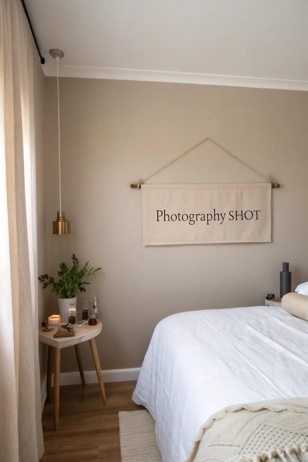 Embrace tranquility with minimalist design.