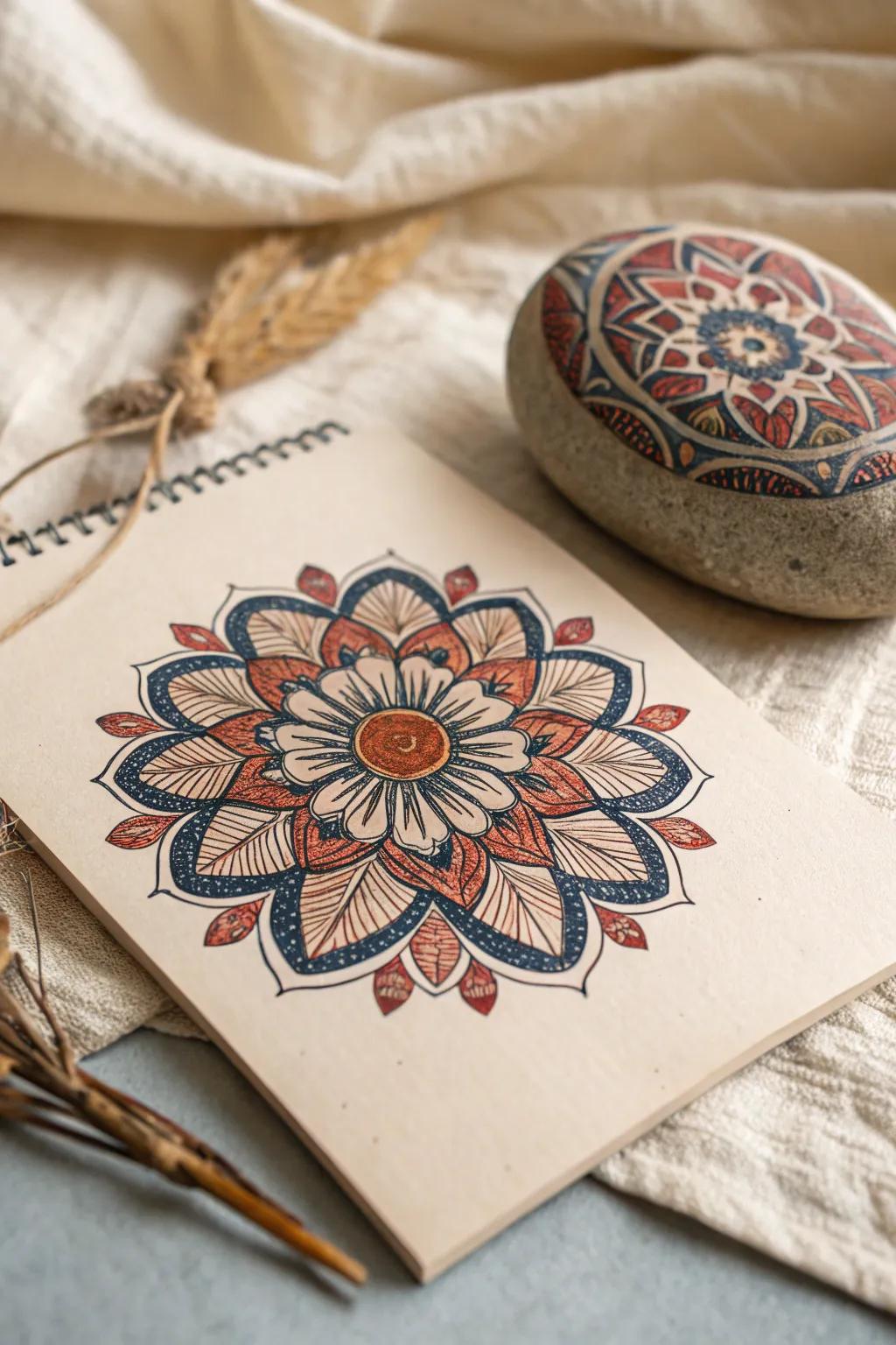 Unwind through the art of Zentangle, where each stroke brings a wave of tranquility and creative expression.