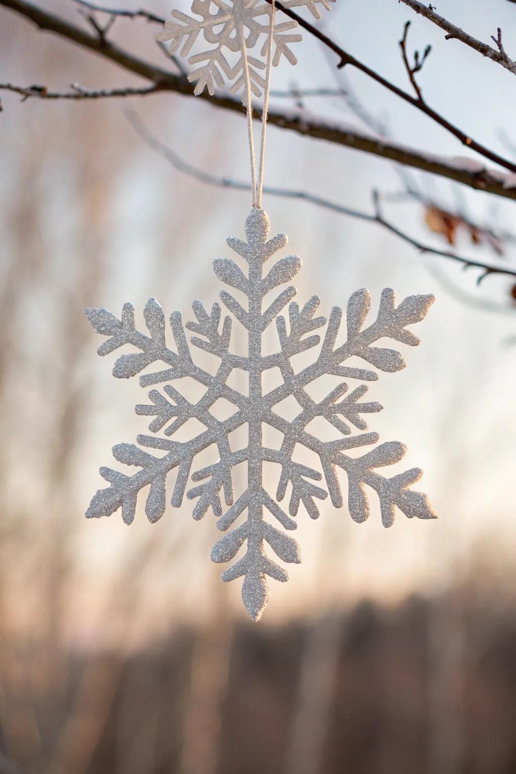 Transform your winter decor with a touch of glittering elegance. ✨❄️ #ScandiBoho #CraftedBeauty