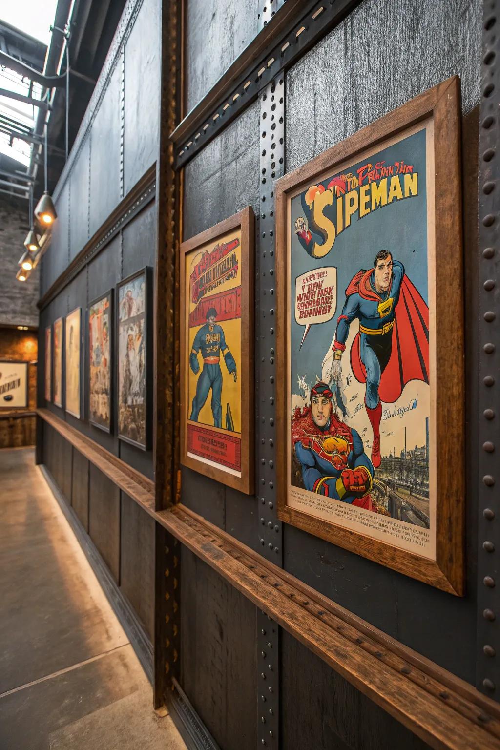 Transform your space with vibrant vintage: Comic Book Wall Art for the ultimate superhero nostalgia.