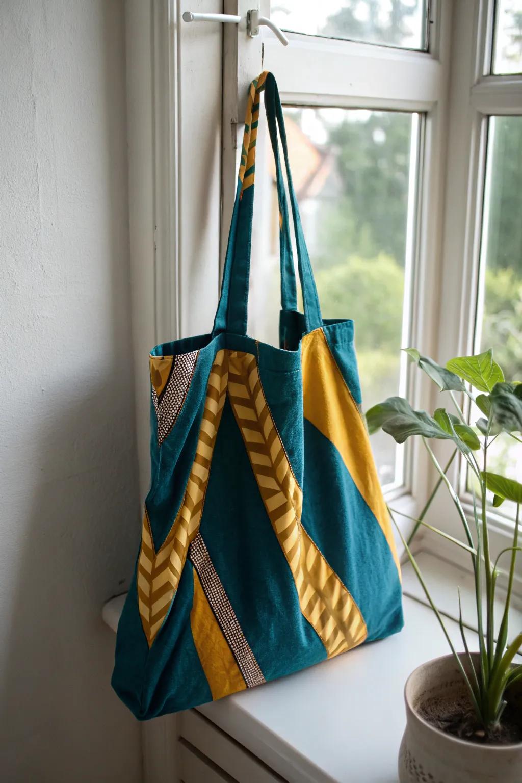 Upcycle with style: Turn your old tee into a chic, no-sew tote bag!
