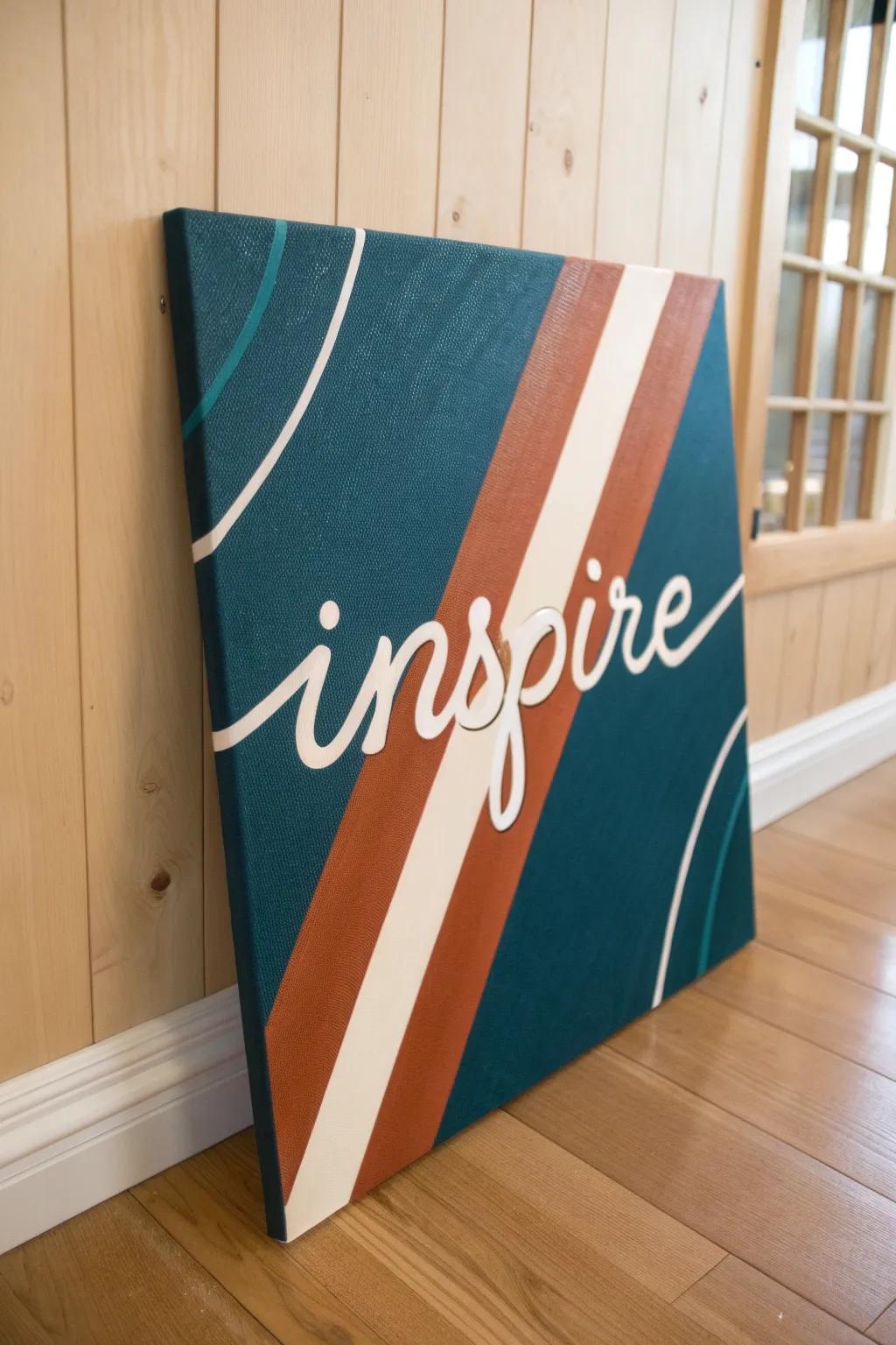 Transform your space with striking personalized text art that speaks to your soul. Simple, bold, and beautifully crafted.