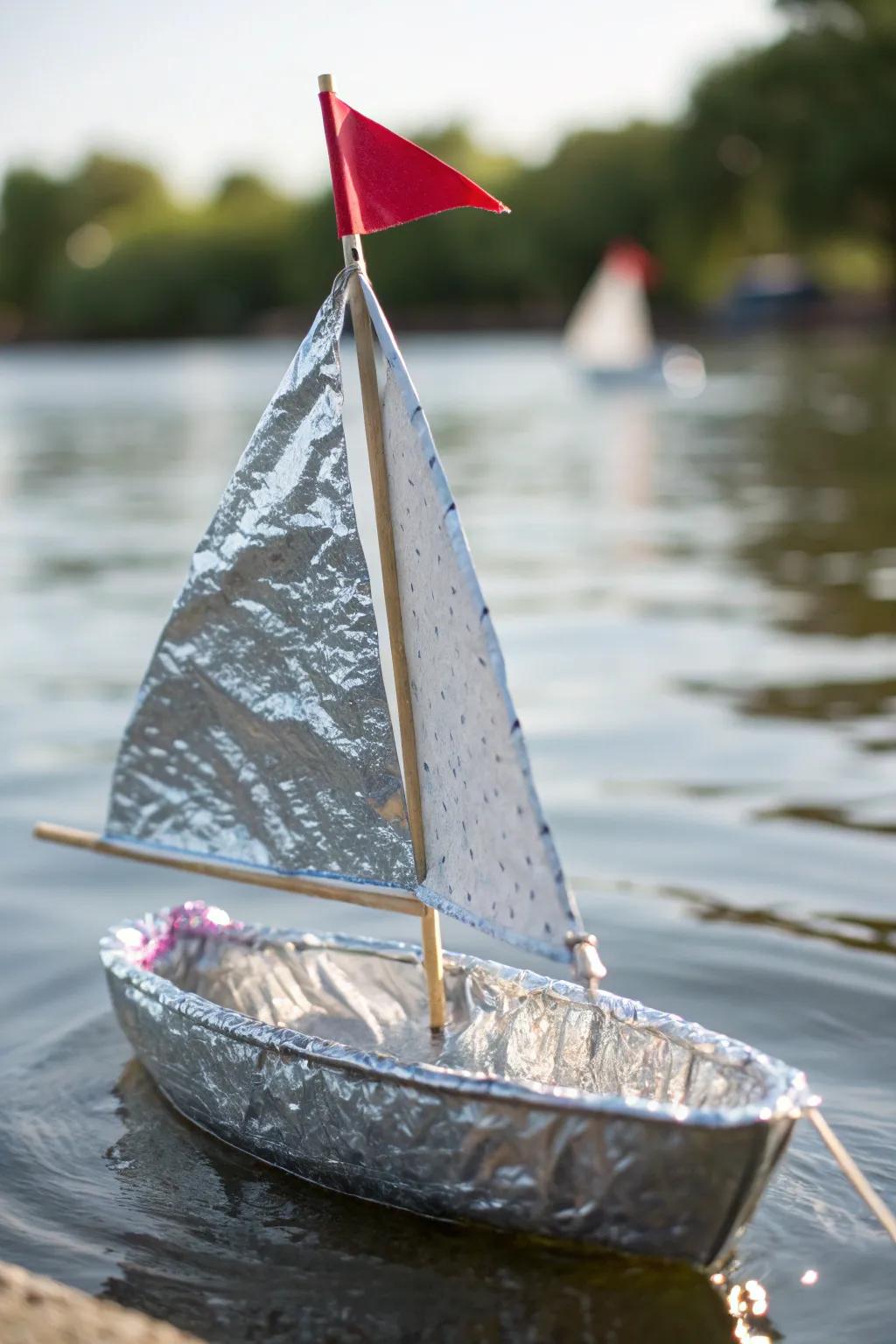 Set sail with style: Craft your own mini sailboat masterpiece!