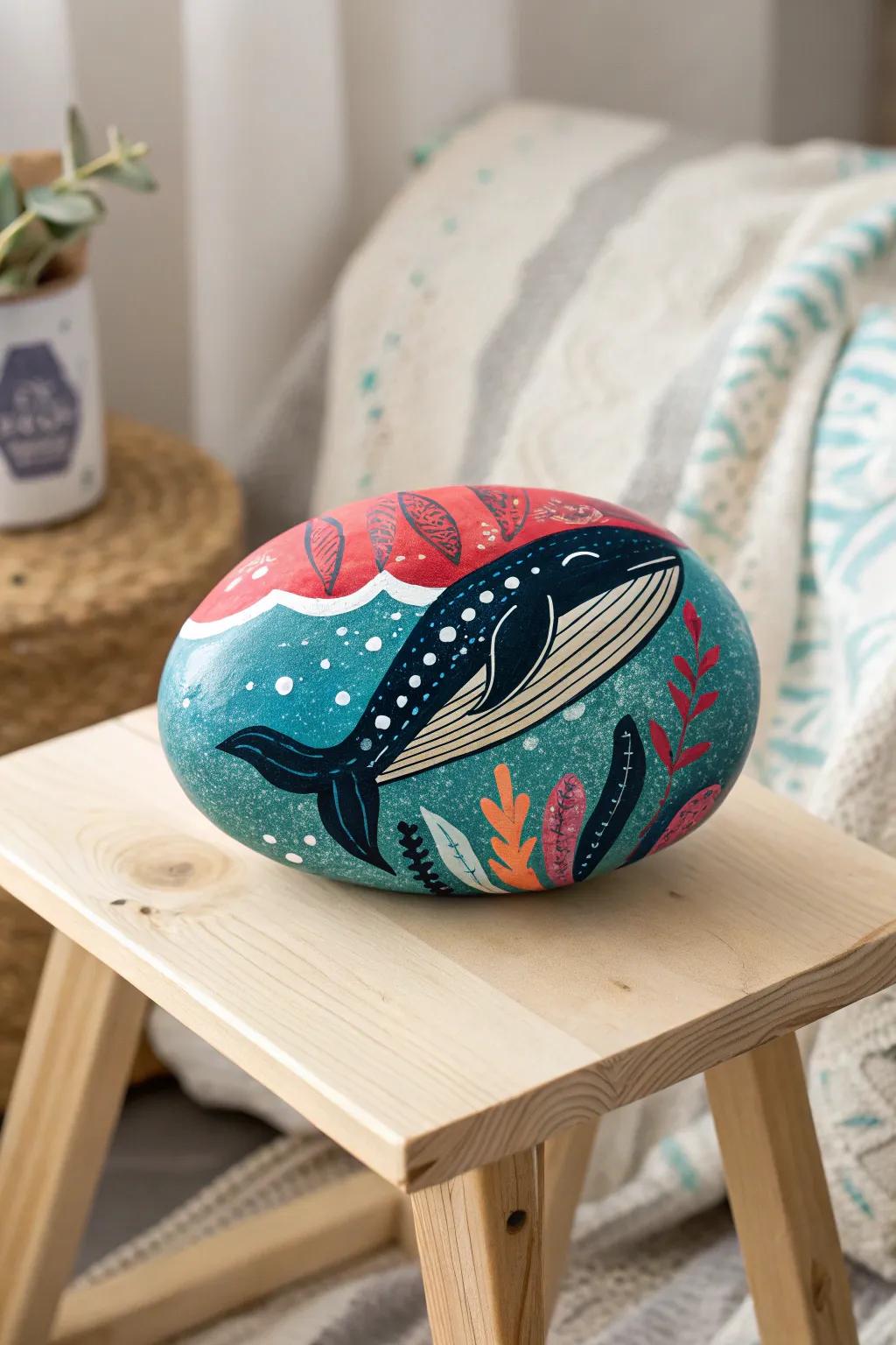 Dive into creativity with abstract whale art that brings bold colors and natural beauty to life.