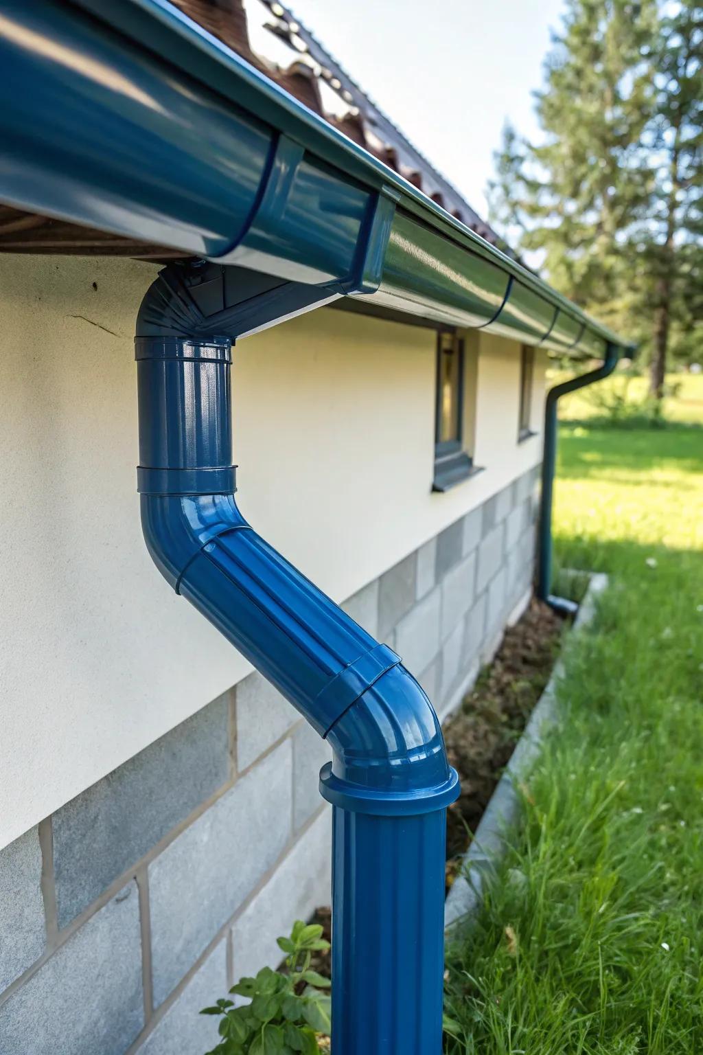 Elevate your home's protection with stylish and effective gutter extensions. #HomeImprovement #Craftsmanship