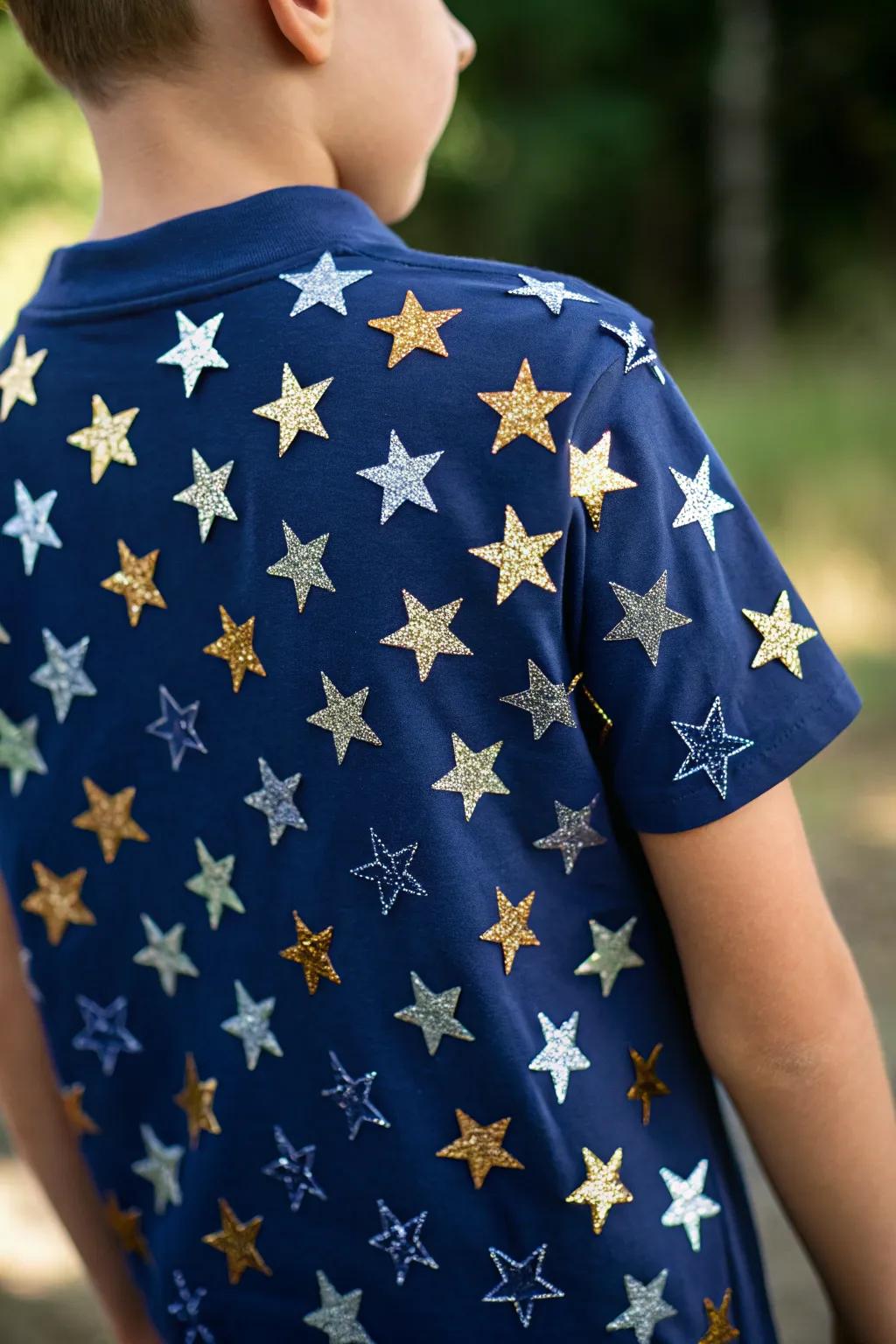 Celebrate 100 days of brilliance with a star-studded shirt!