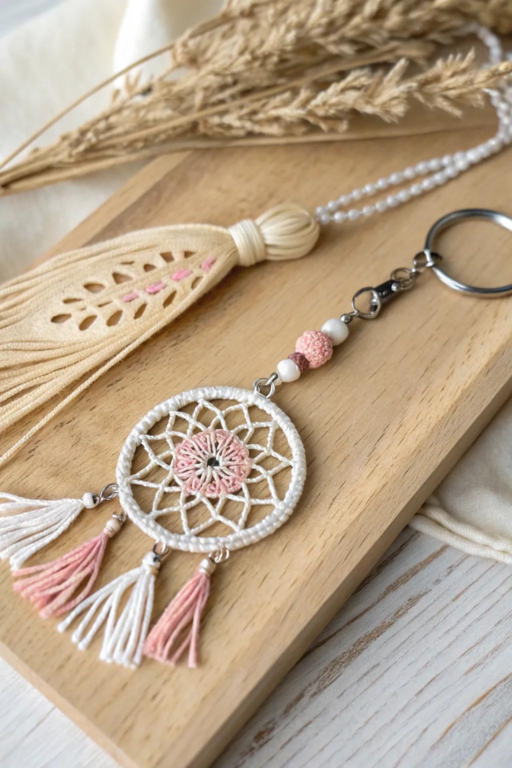 Unlock your creativity with beautifully crafted 3D pen key chains.