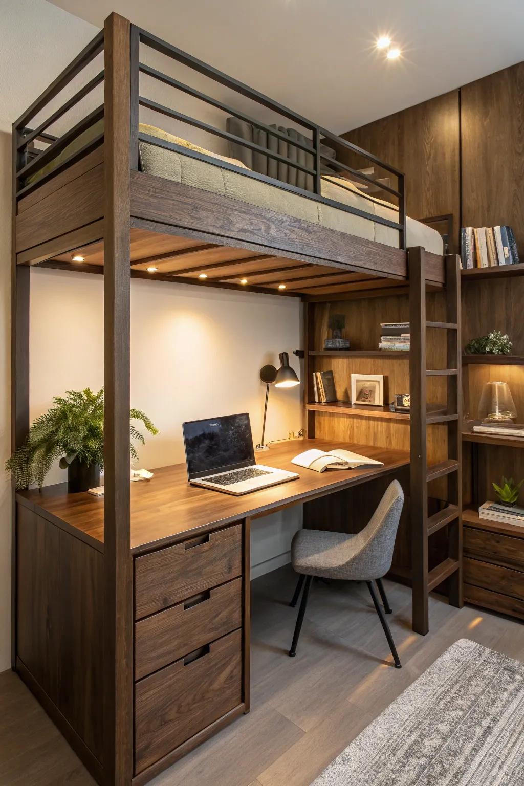 Transform your space with the ultimate study station: where style meets productivity.