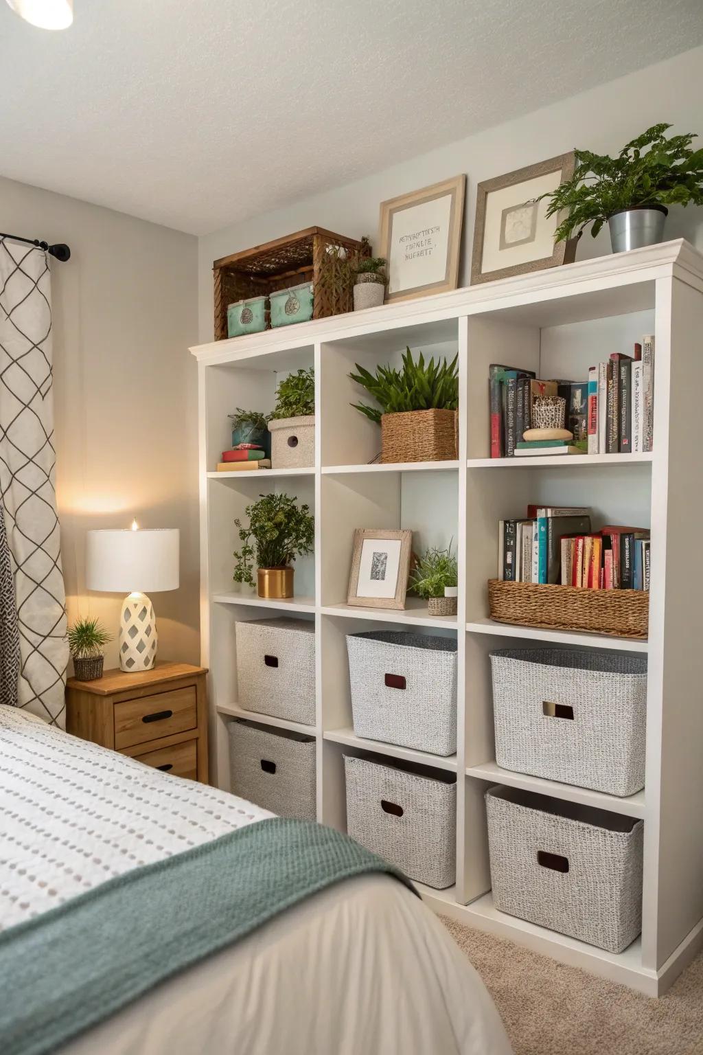 Efficient storage solutions maintain order and reduce stress.