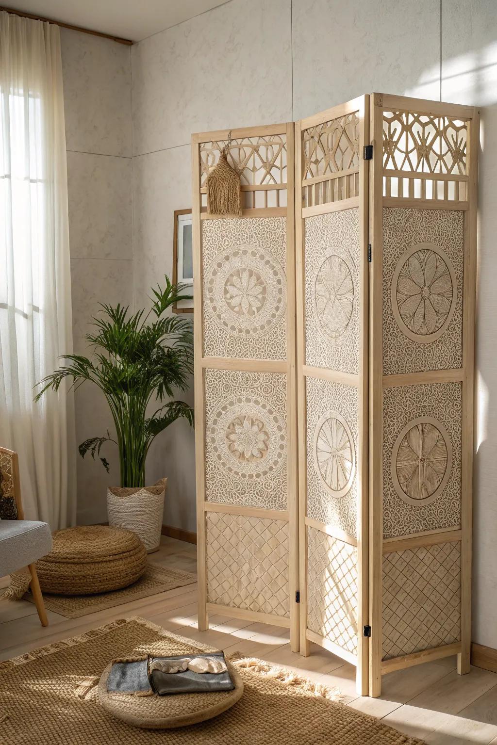 Elevate your space with eco-friendly elegance: Discover the art of cardboard room dividers.