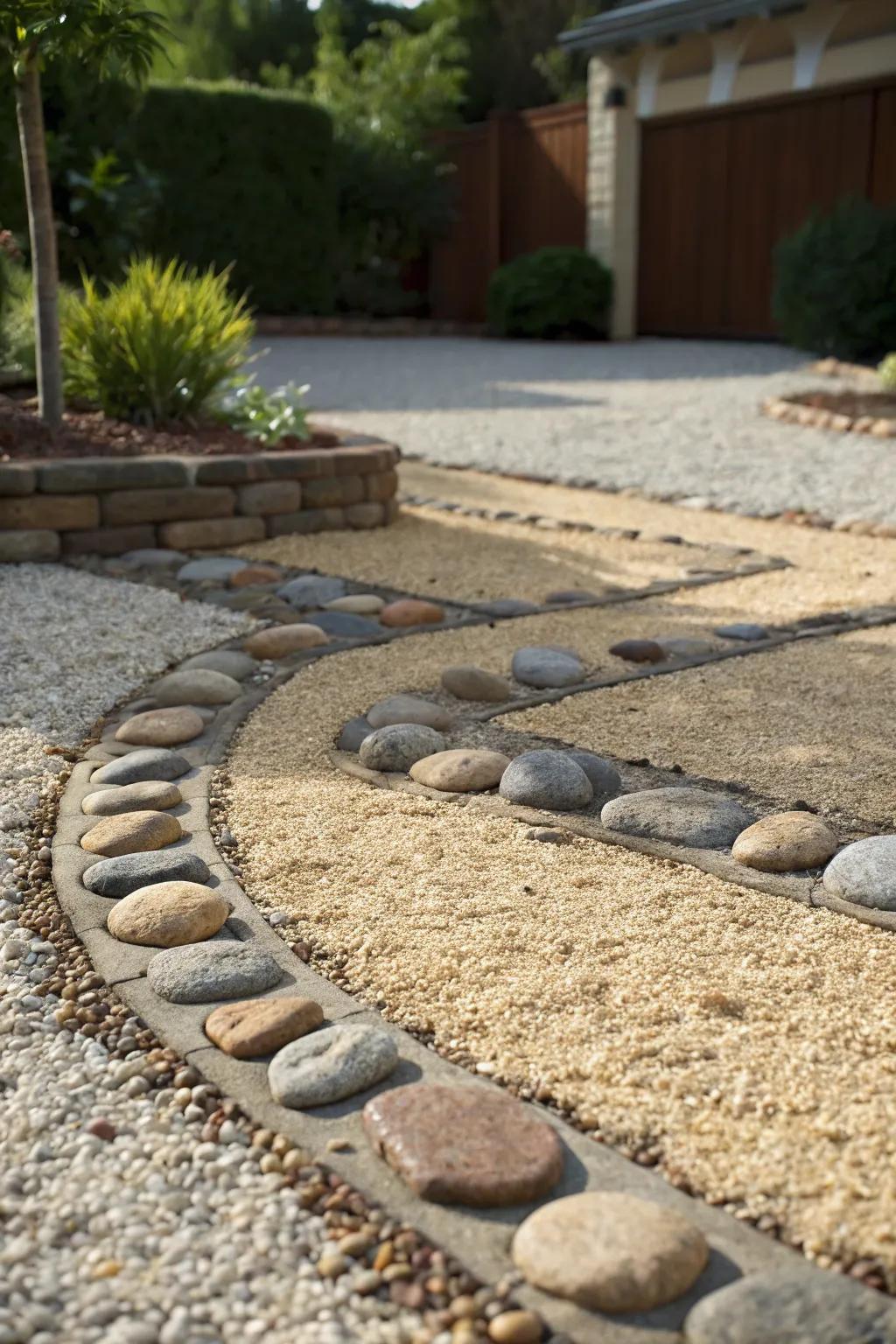 Transform your driveway with affordable cobblestone elegance.