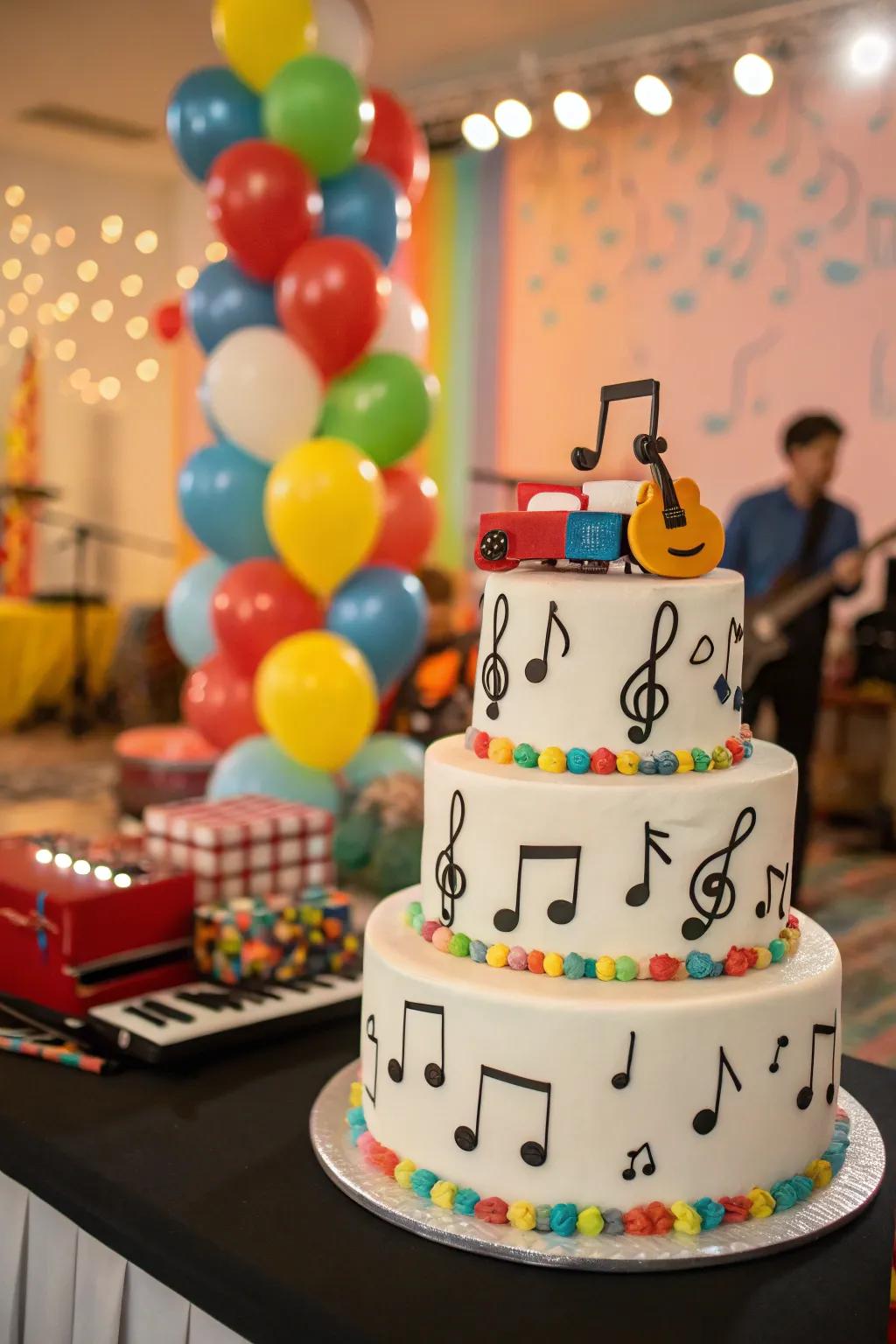A cake celebrating Cuba's vibrant musical culture.