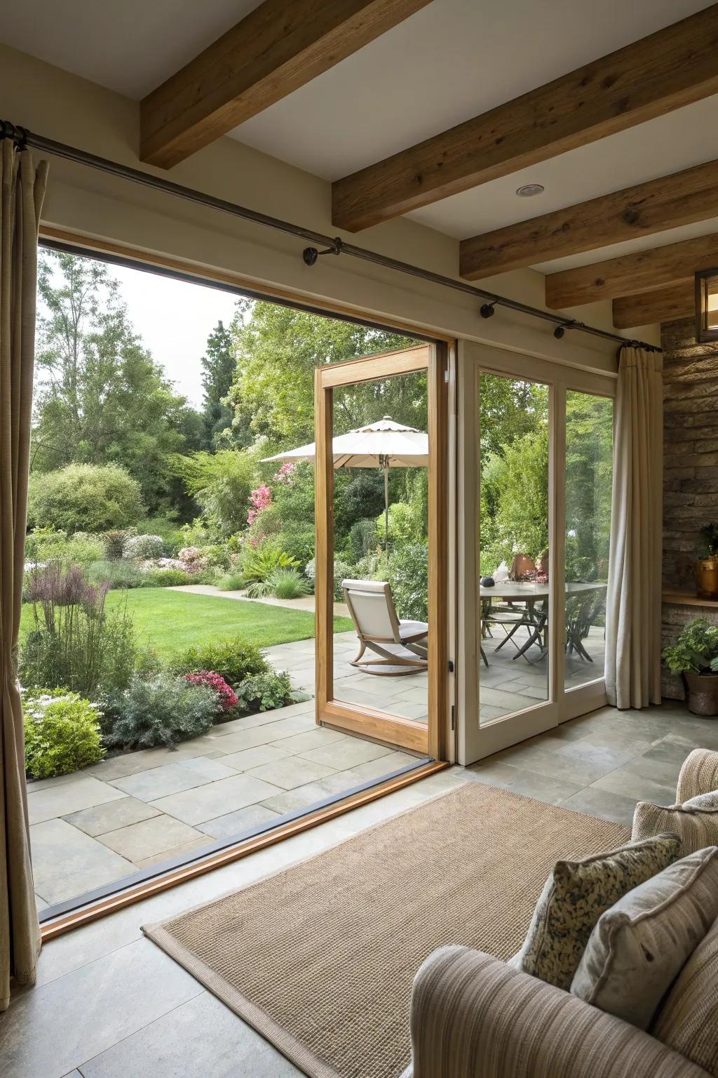 A seamless transition from indoor living to outdoor relaxation.