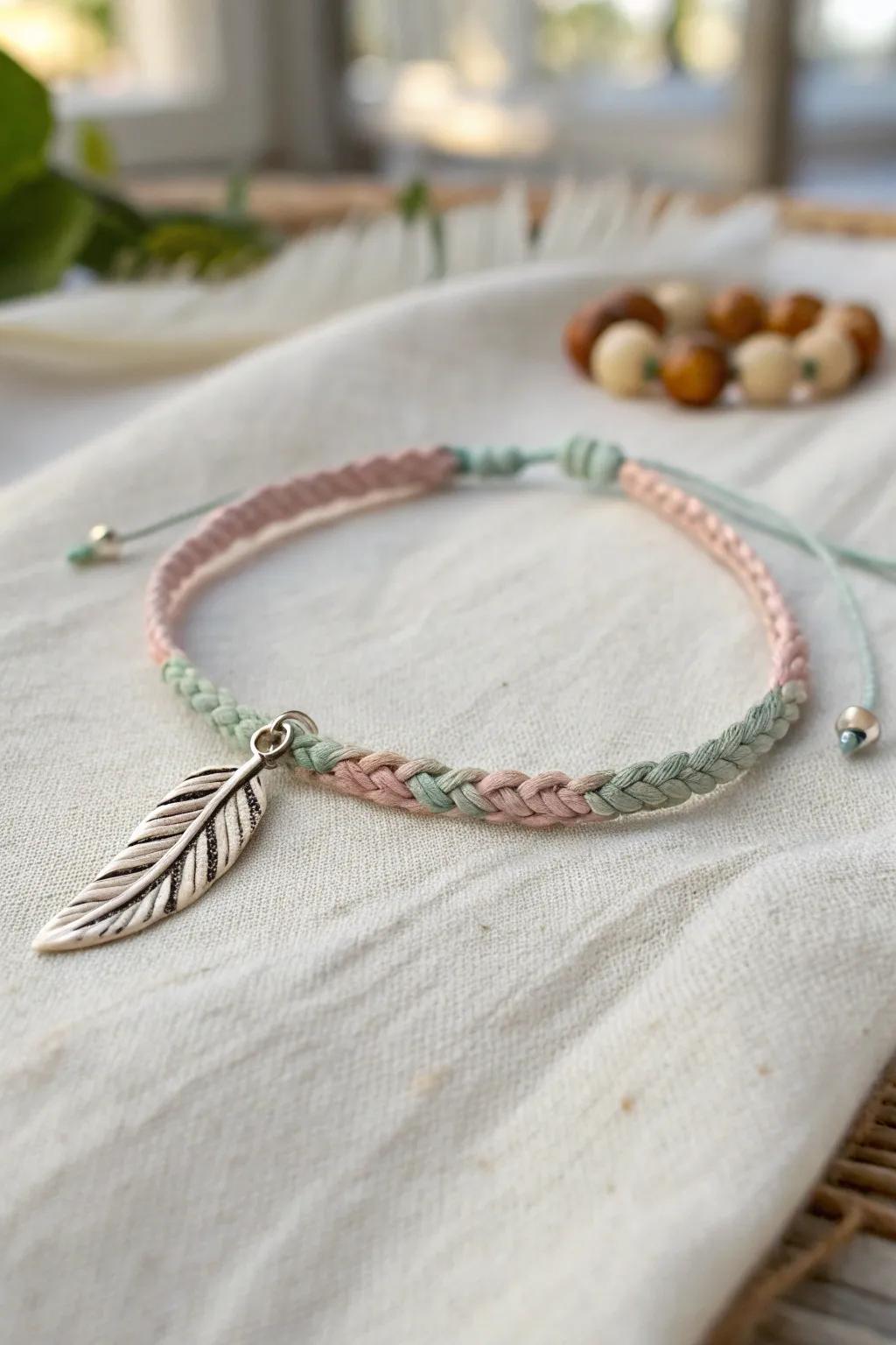 Craft a story on your wrist with these delicate friendship bracelets, where every charm whispers a shared memory.