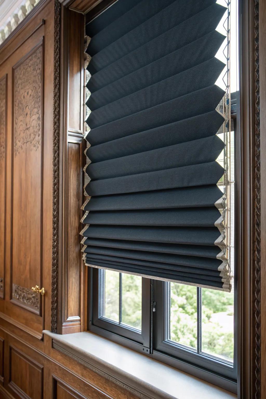 Transform your space with chic and affordable blackout shades—perfect for the modern man.