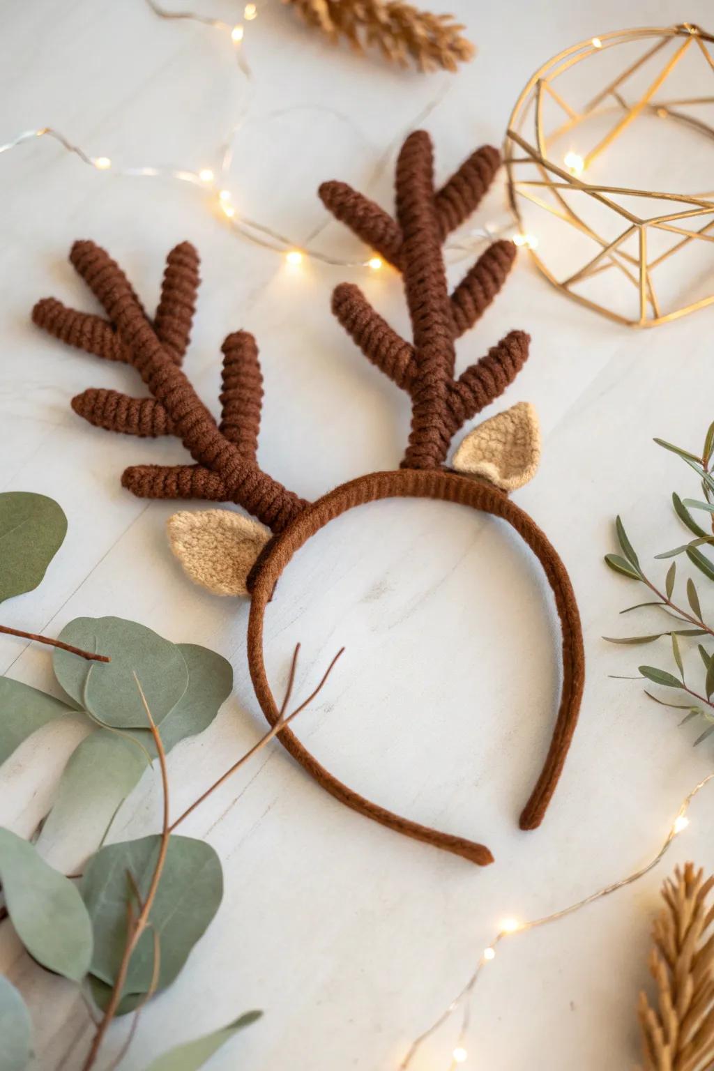 Embrace the magic of the season with DIY reindeer antlers that blend minimalist charm and boho elegance.
