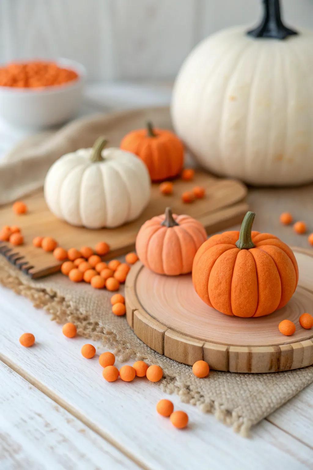 Step into a Pumpkin Paradise with this charming DIY Halloween village display. 🎃✨