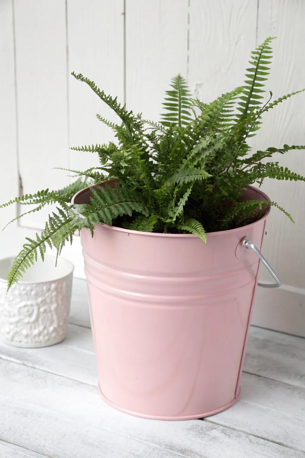 Transform old buckets into stunning planters with a splash of color and creativity!