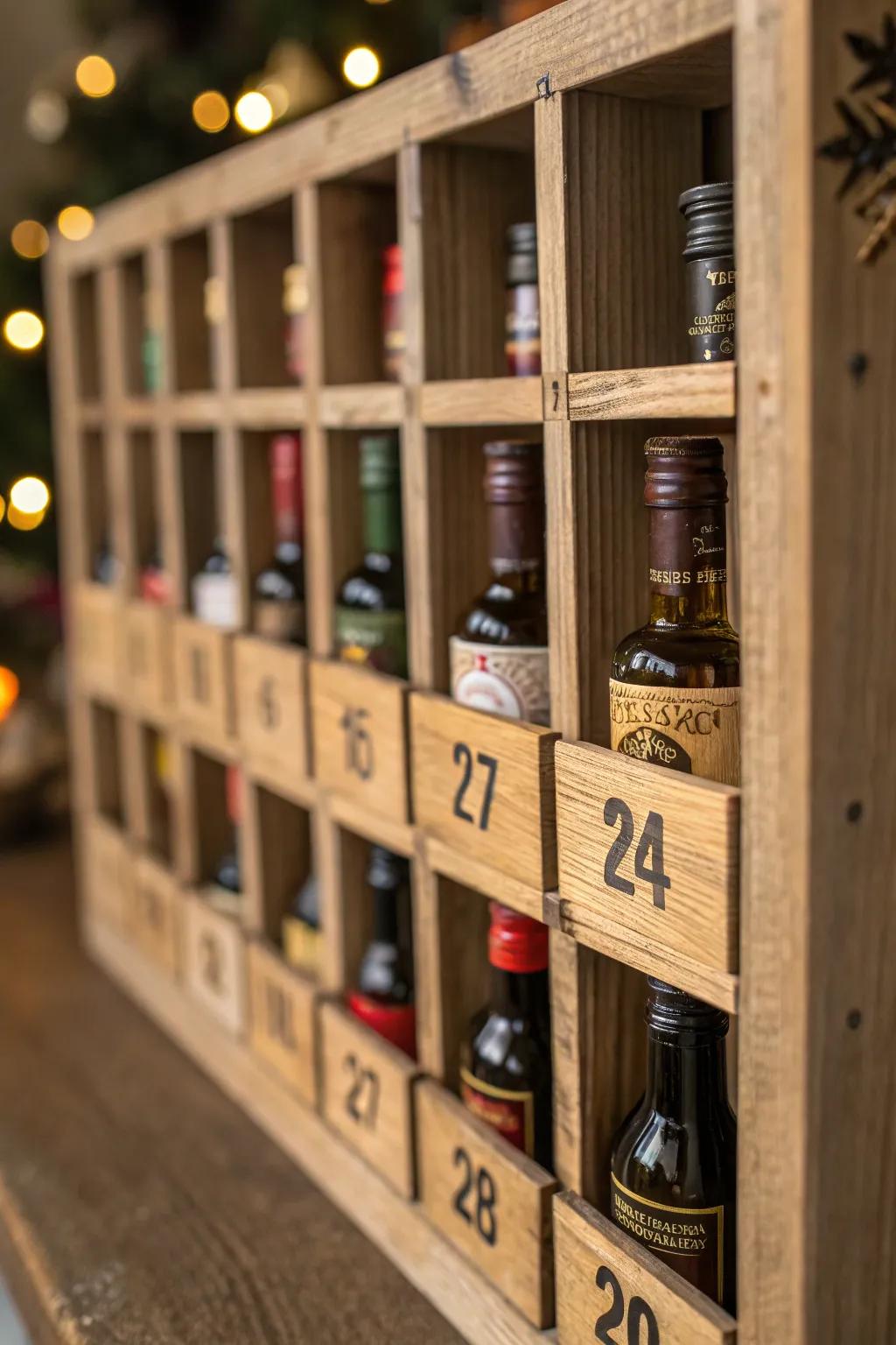 Countdown to celebration: Uncover a new mini liquor surprise each day!