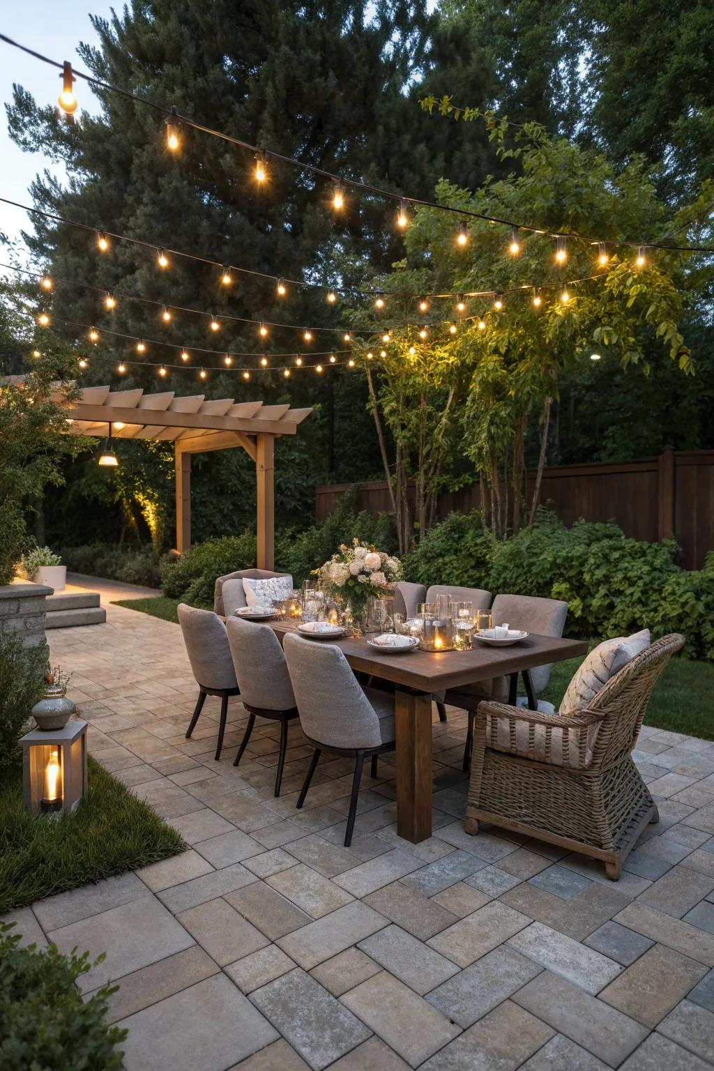 Transform your patio into an outdoor dining paradise with the perfect blend of style and comfort.