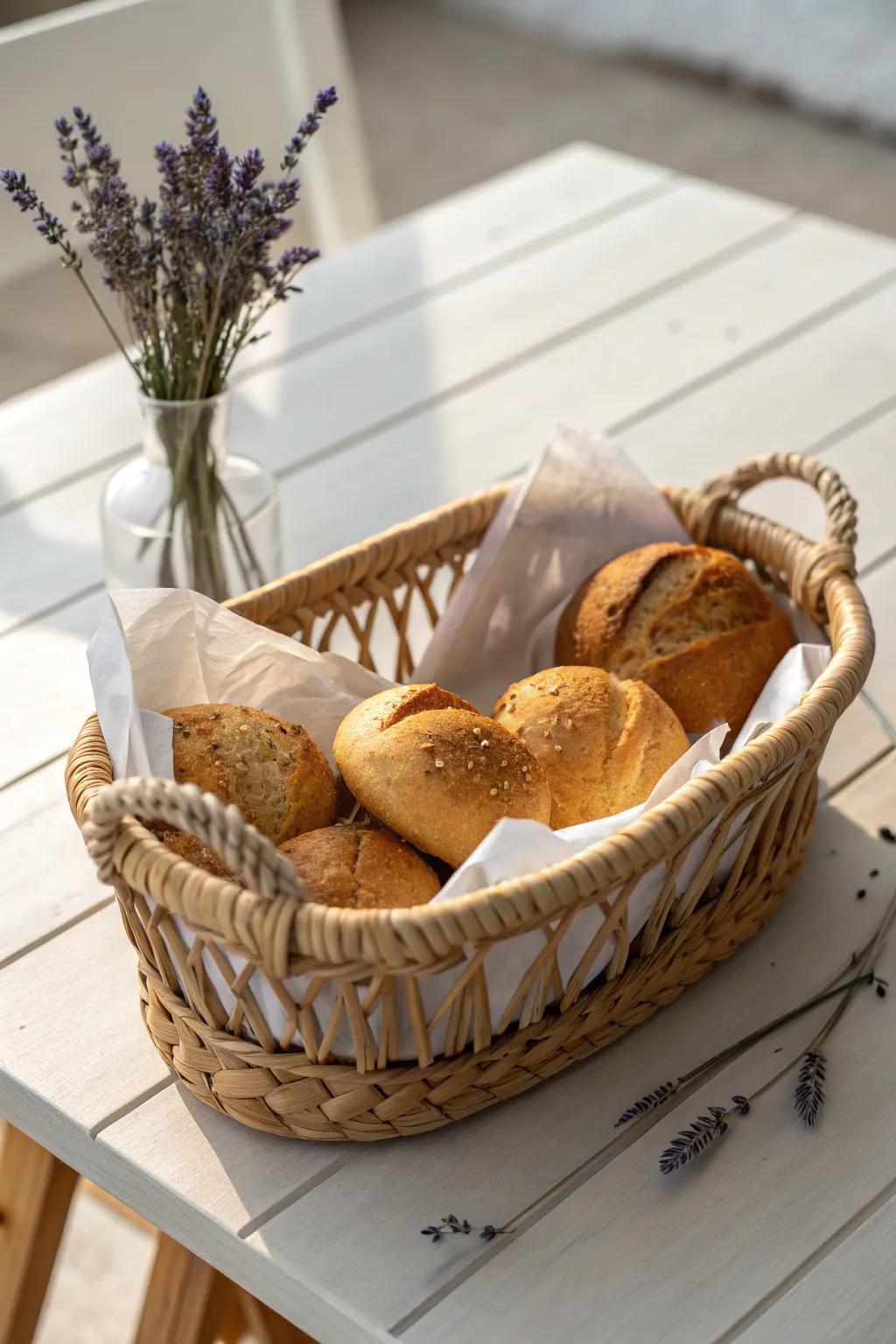 Crafted with care: A simple yet heartfelt gift of homemade baked goodness.