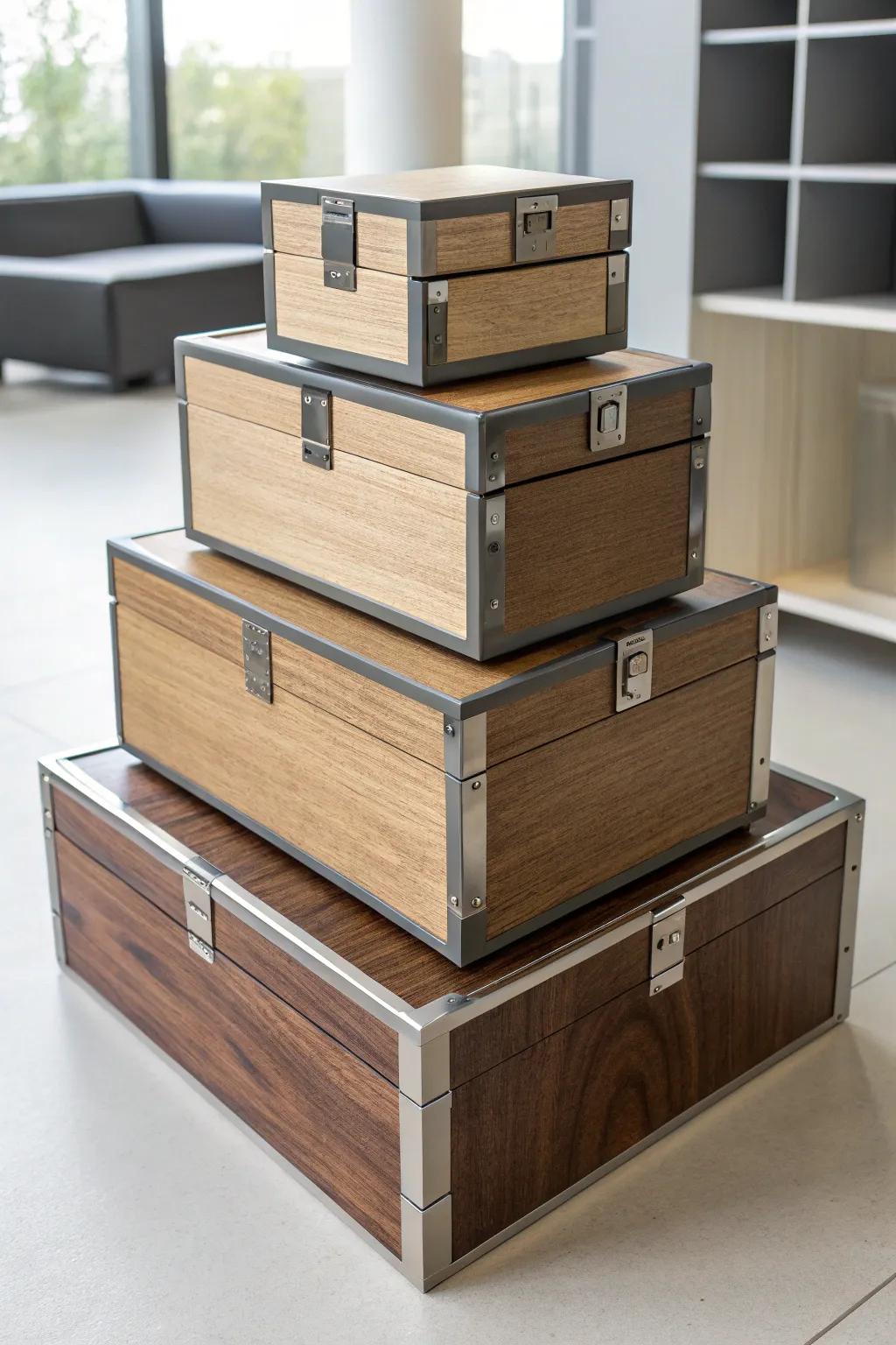 Unlock your creativity with stackable tool storage that fits together like puzzle pieces. Perfect for the modern craftsman.