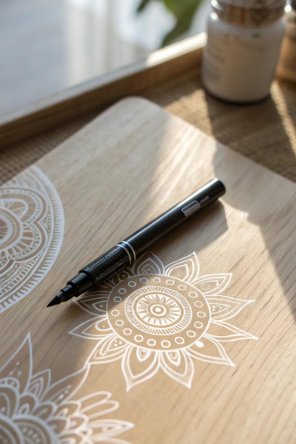 Unleash your creativity with the simple magic of markers – where bold strokes meet minimalist elegance.