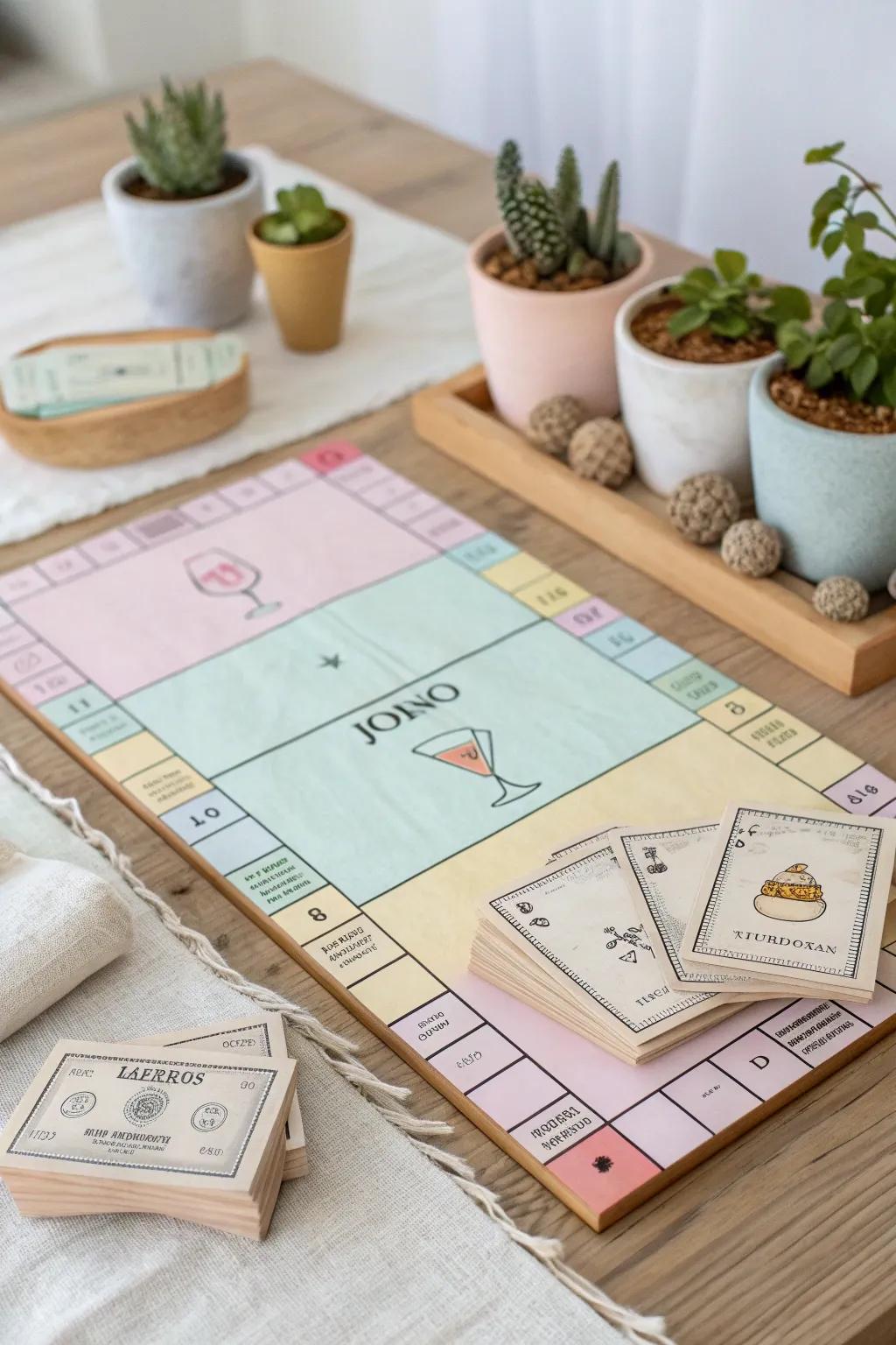 Elevate your game night with a personalized Monopoly board that combines creativity and fun!