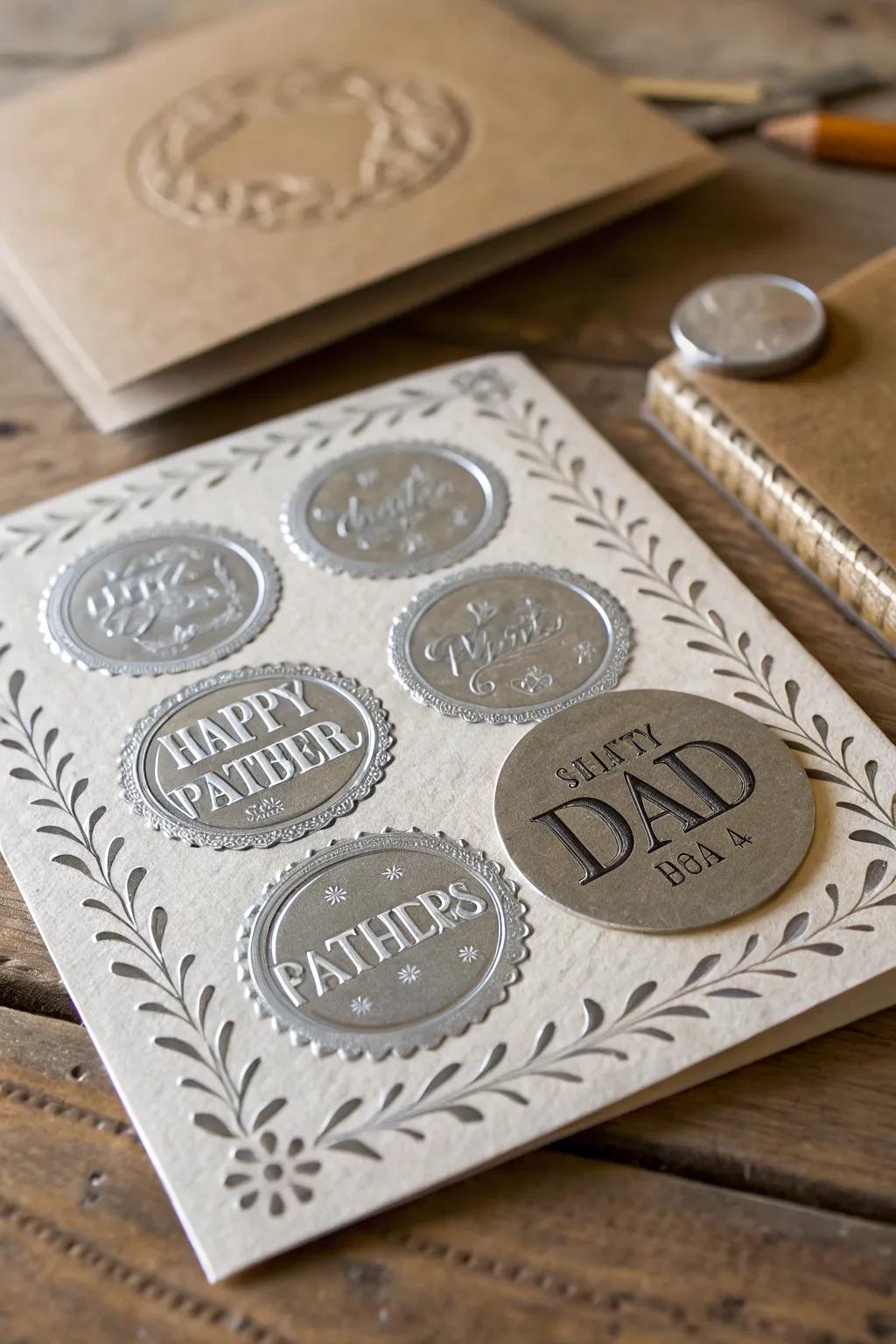 Unveil heartfelt secrets with a DIY scratch-off card for Father's Day.