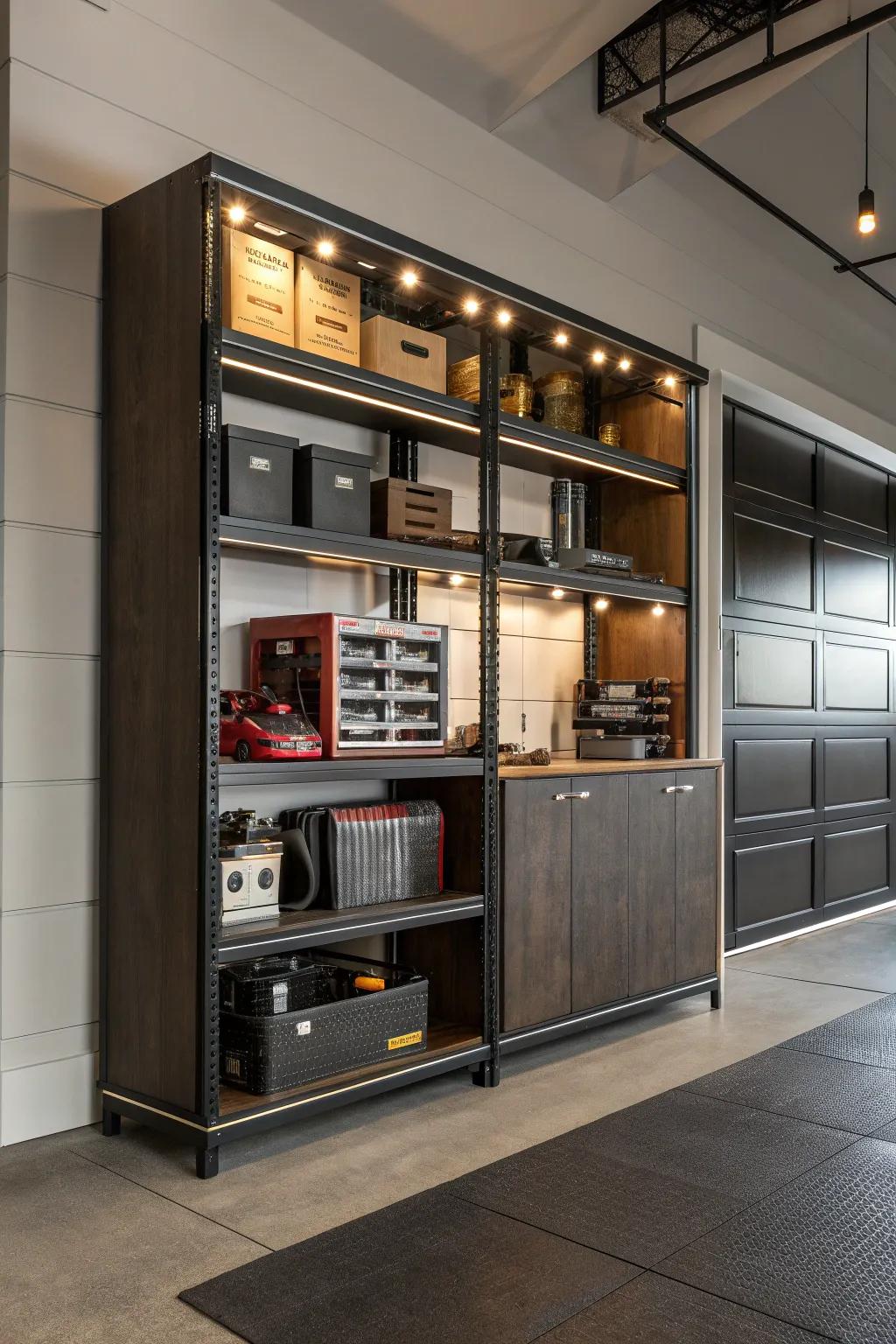 Transform your garage with stylish and flexible storage solutions.