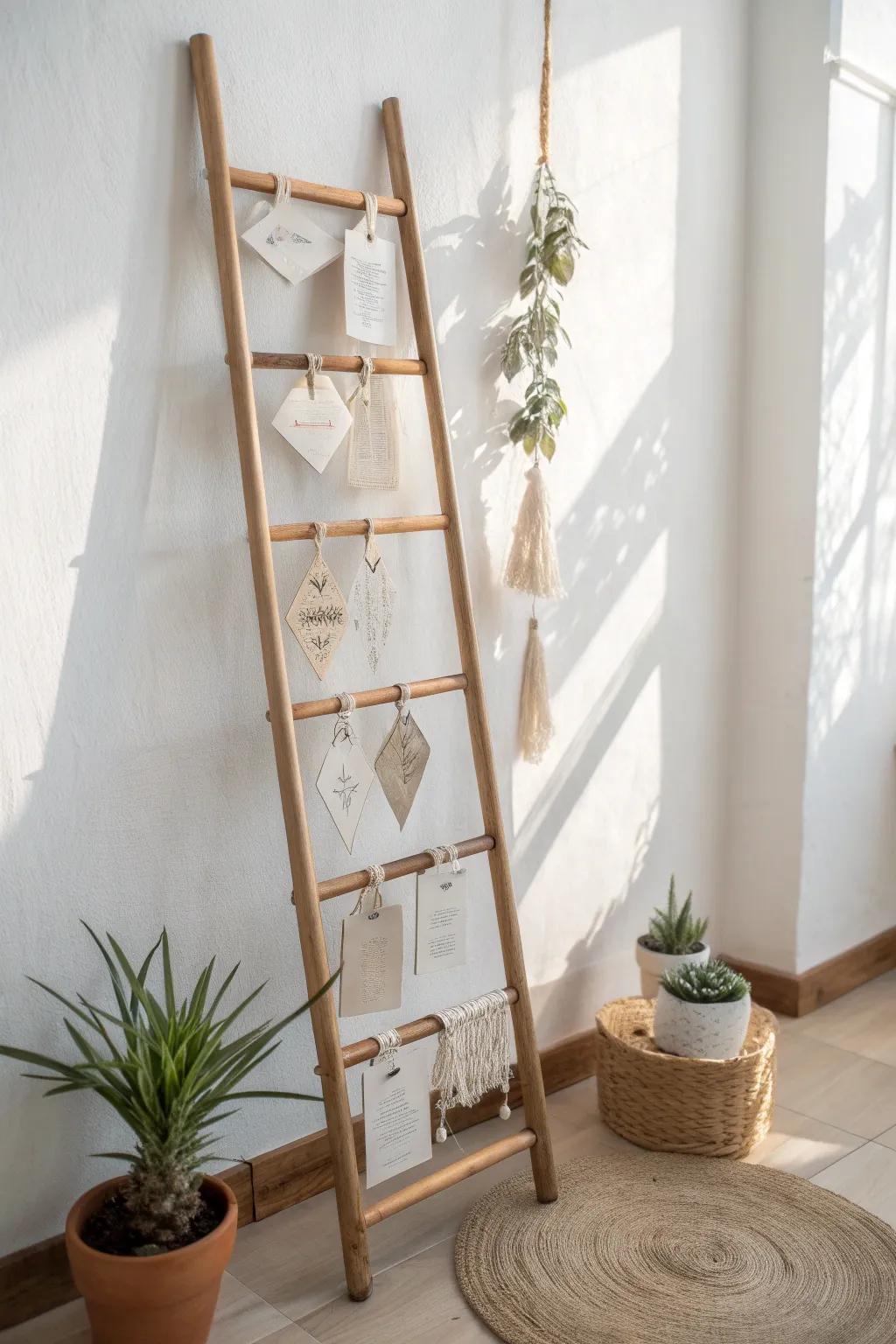 Track your goals with style: A beautifully crafted milestone ladder to inspire your journey.