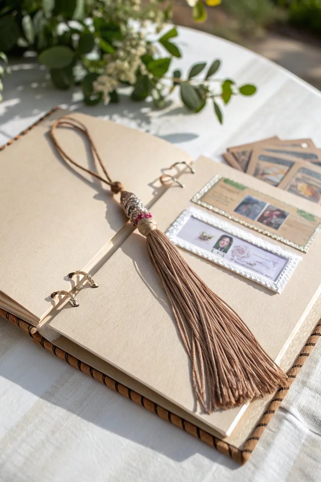 Capture your graduation memories with a touch of elegance and simplicity. 🎓✨ #ScrapbookIdeas #MinimalistDesign