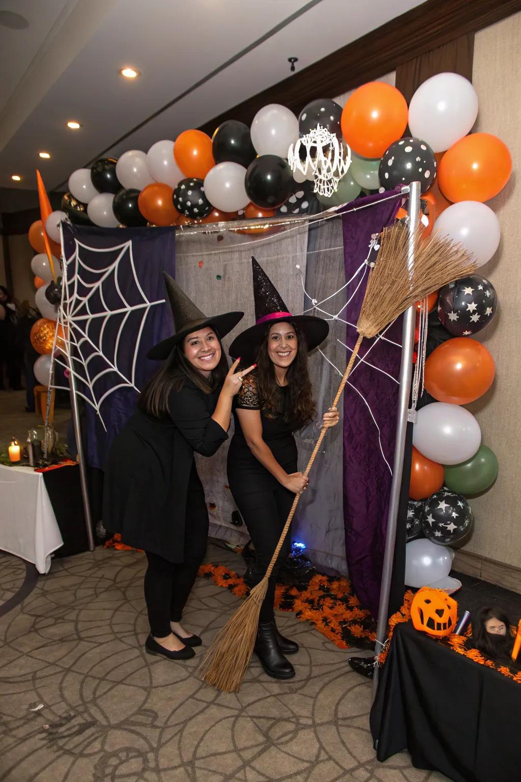 Capture memories with a spooky photo booth.