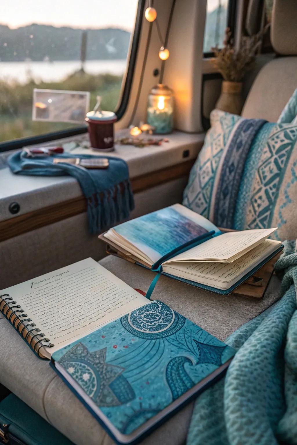 Art journals provide a personal space for hope and reflection.