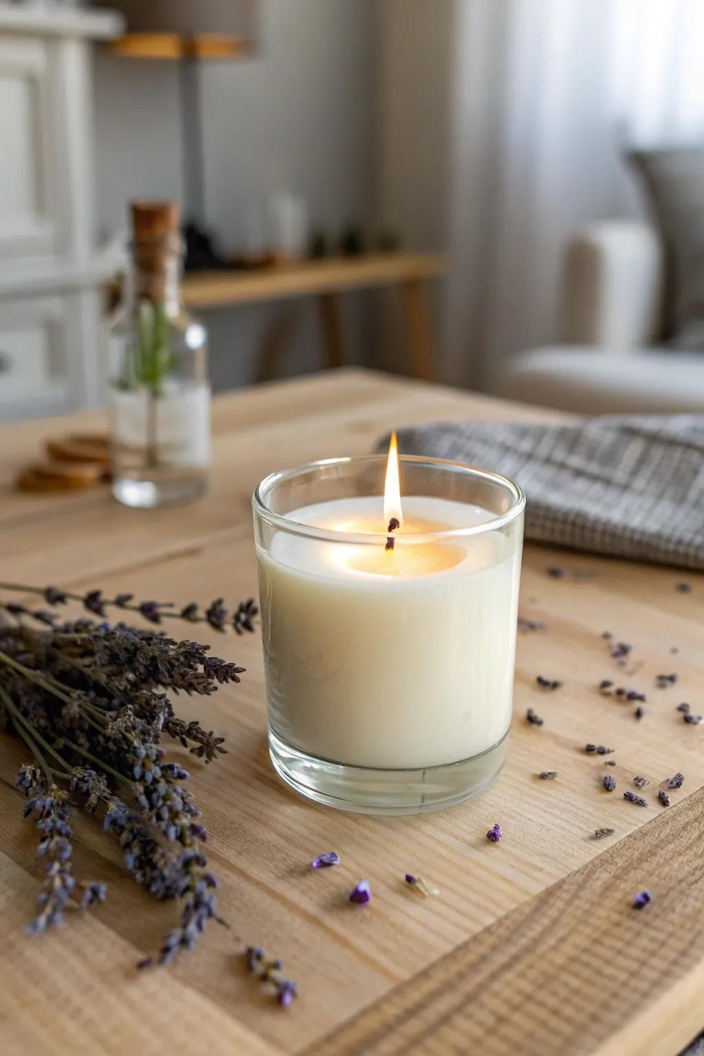 Craft your own warmth with a personalized touch. ✨🕯️ #DIYCandle #MinimalistBoho