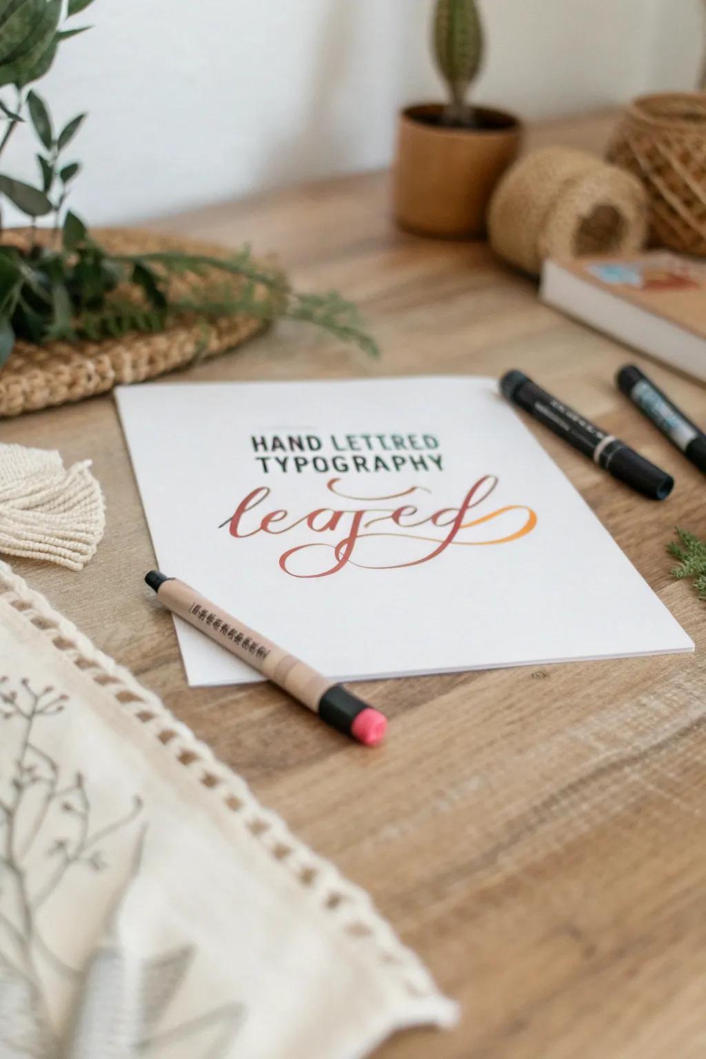 Discover the art of typography with minimalist elegance and a Boho twist.