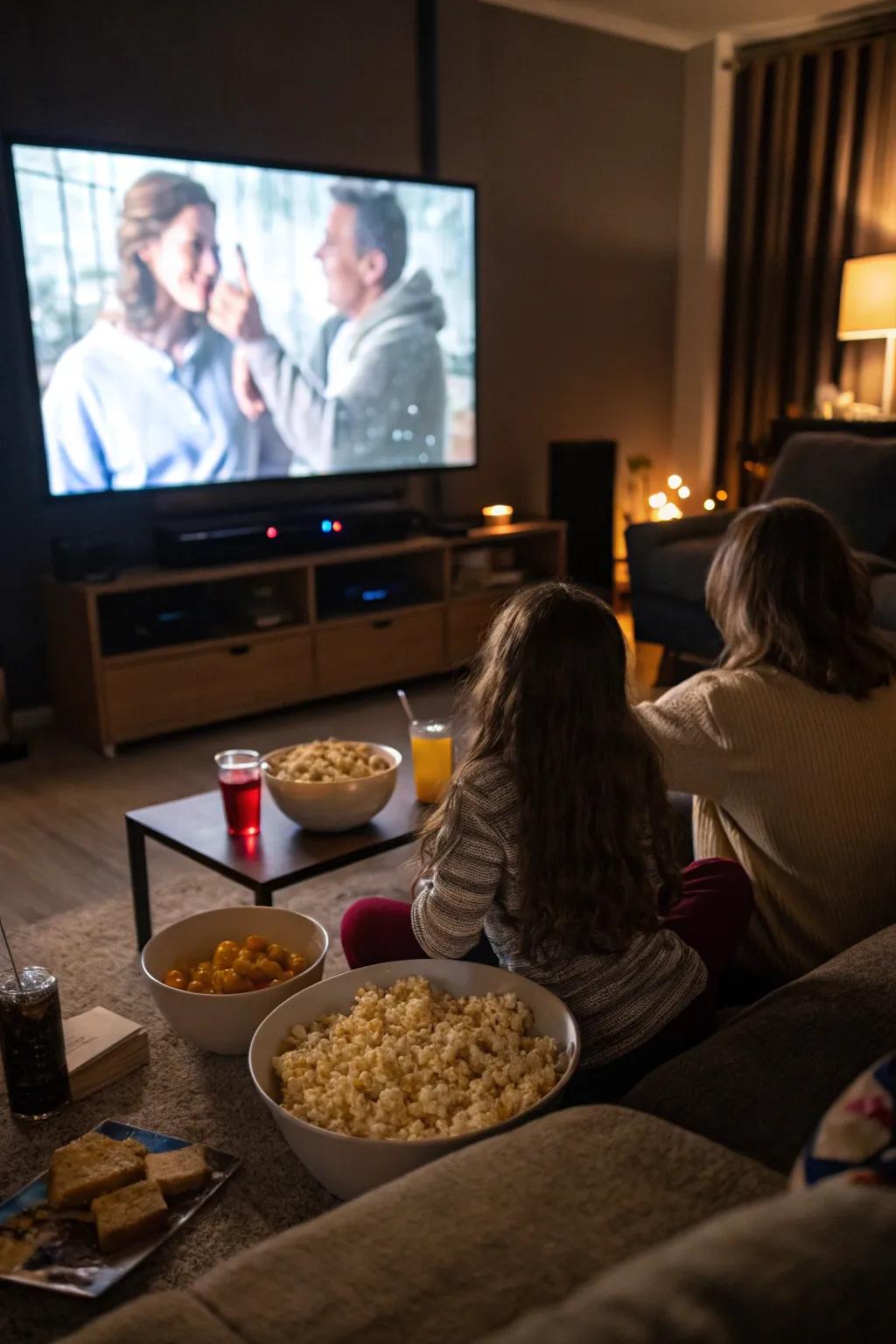 A themed movie marathon offers endless entertainment and bonding.