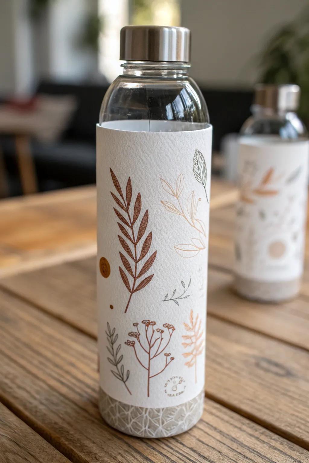 Elevate your quinceañera with custom water bottle labels that blend minimalist elegance and Boho charm.