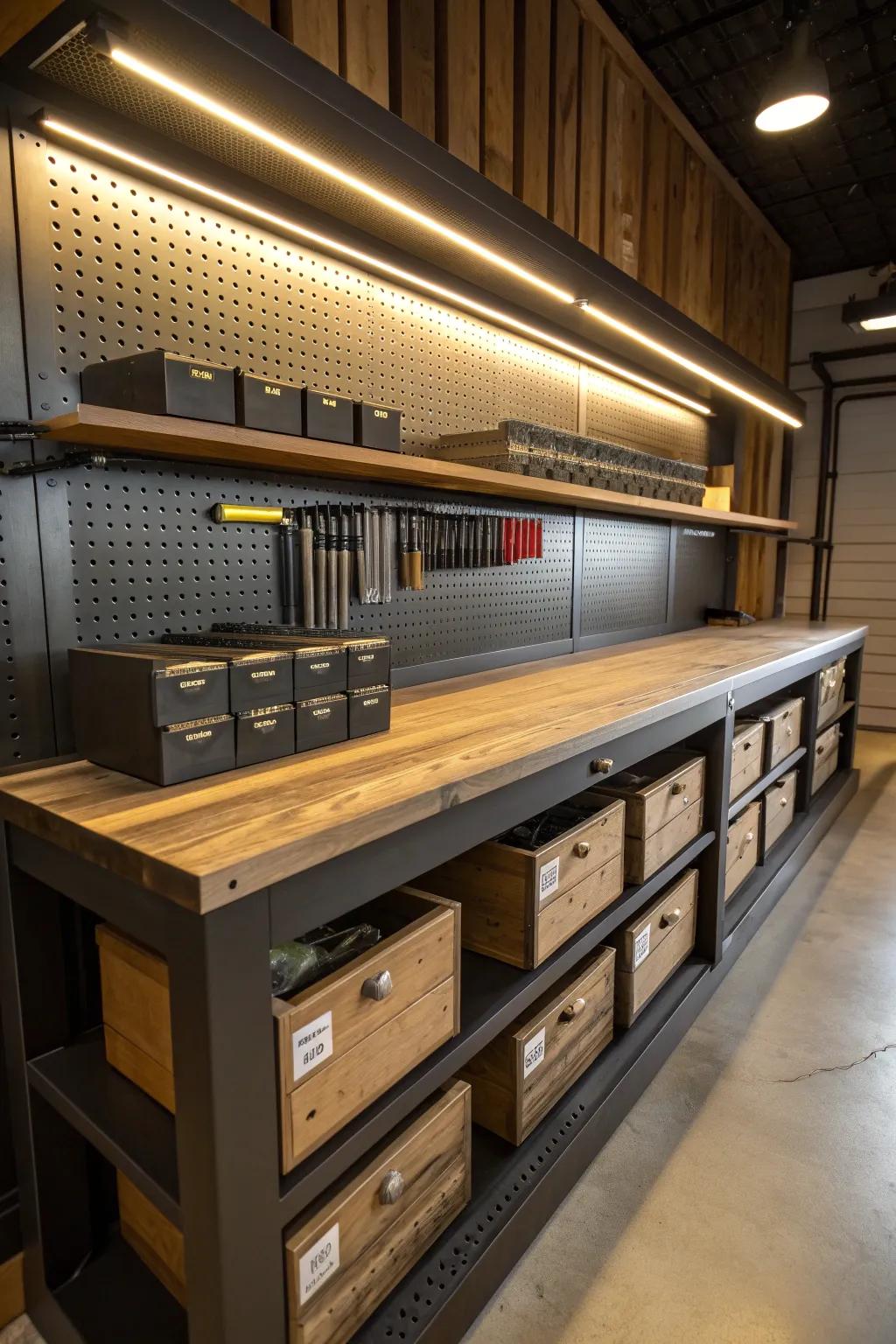 Elevate your reloading setup with smart under-bench storage solutions.