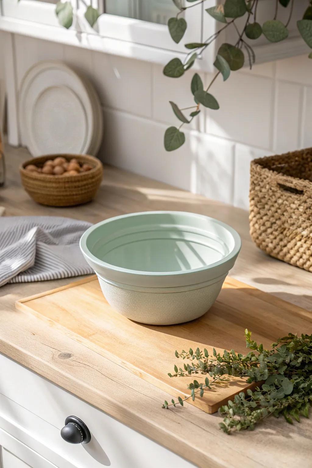 Save space in style with collapsible kitchenware—perfect for minimalist RV living.