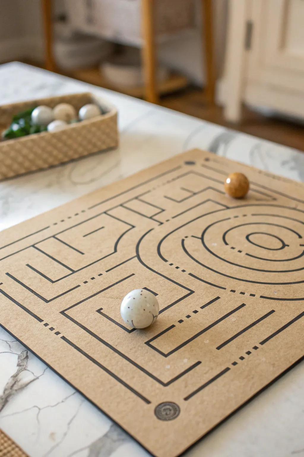 Dive into creativity with the Maze Runner Challenge – the perfect rainy day project for strategic fun!