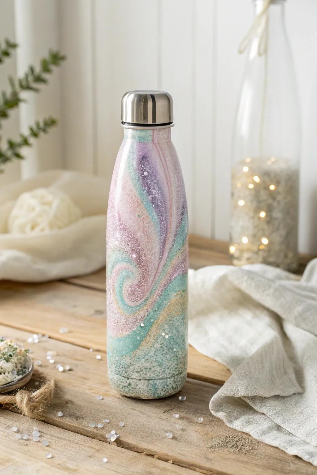 Find your zen with a touch of sparkle – a calm down bottle for serene moments.