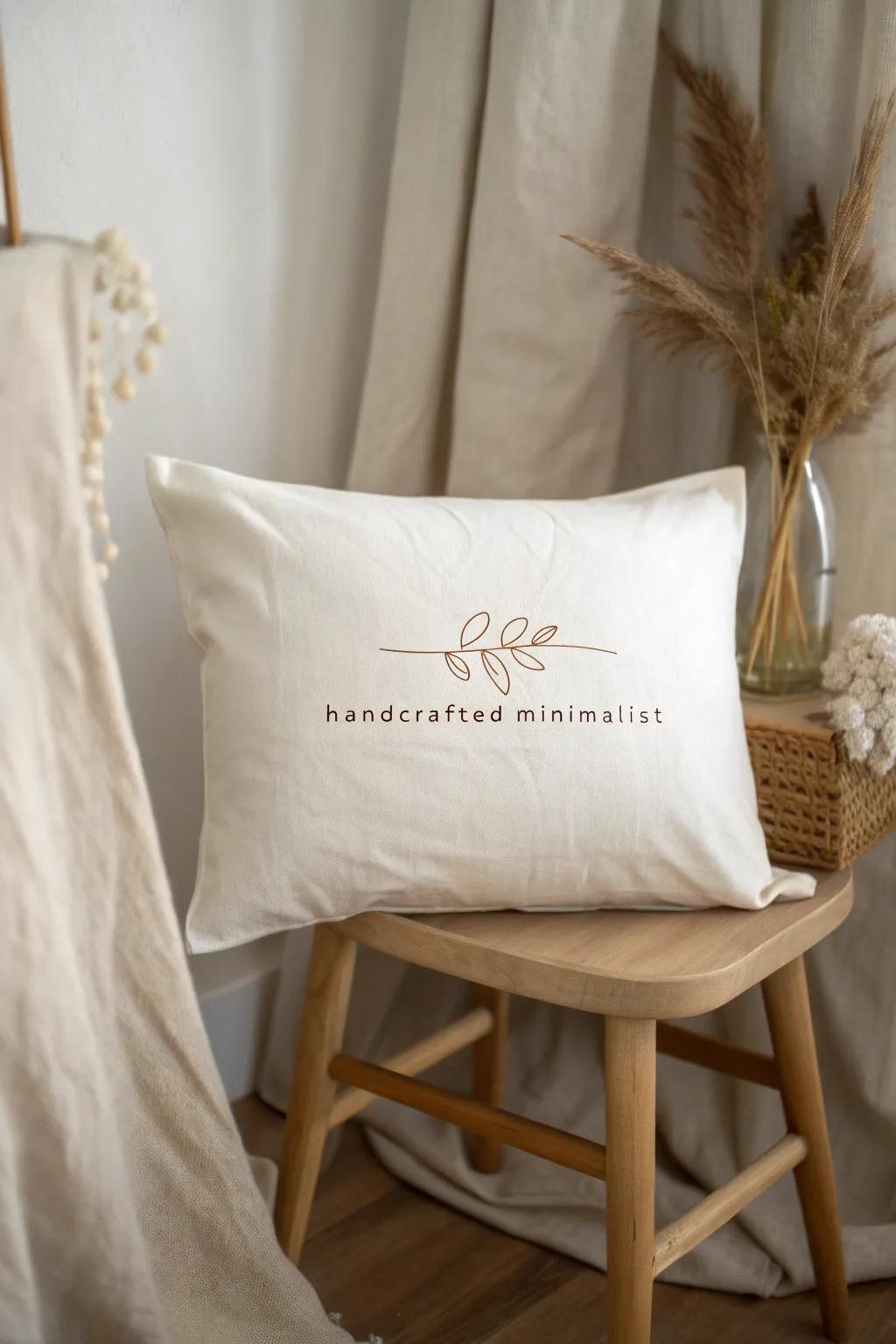Craft a personal touch with beautifully embroidered pillow covers, where simplicity meets natural elegance.