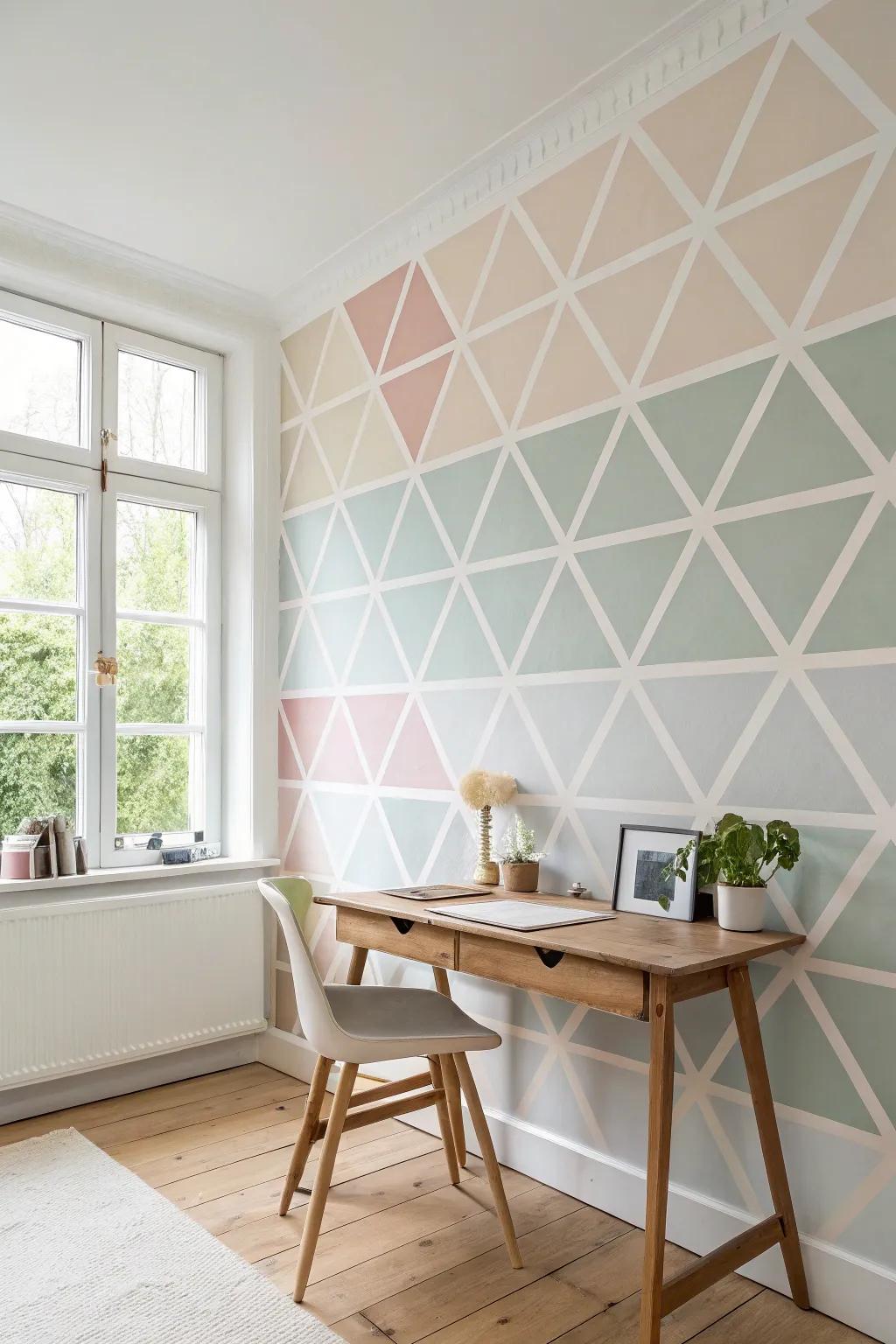 Transform your space with minimalist interlocking squares for a chic, modern touch.
