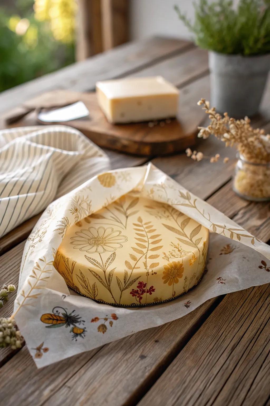 Embrace Eco-Chic: Elevate your kitchen with handmade beeswax wraps.