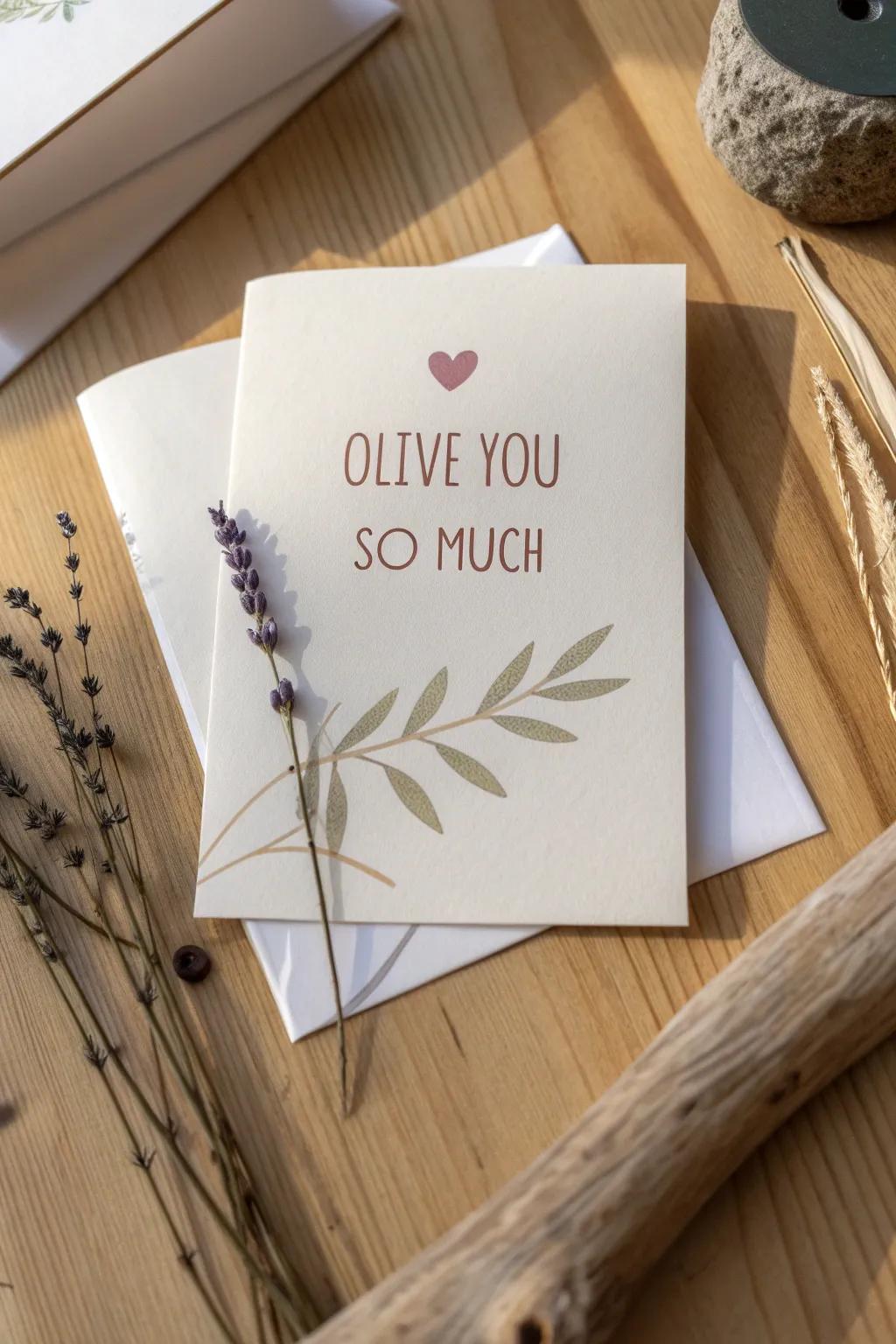 Add a touch of whimsy to your Valentine's Day with a punny card that charms and delights.